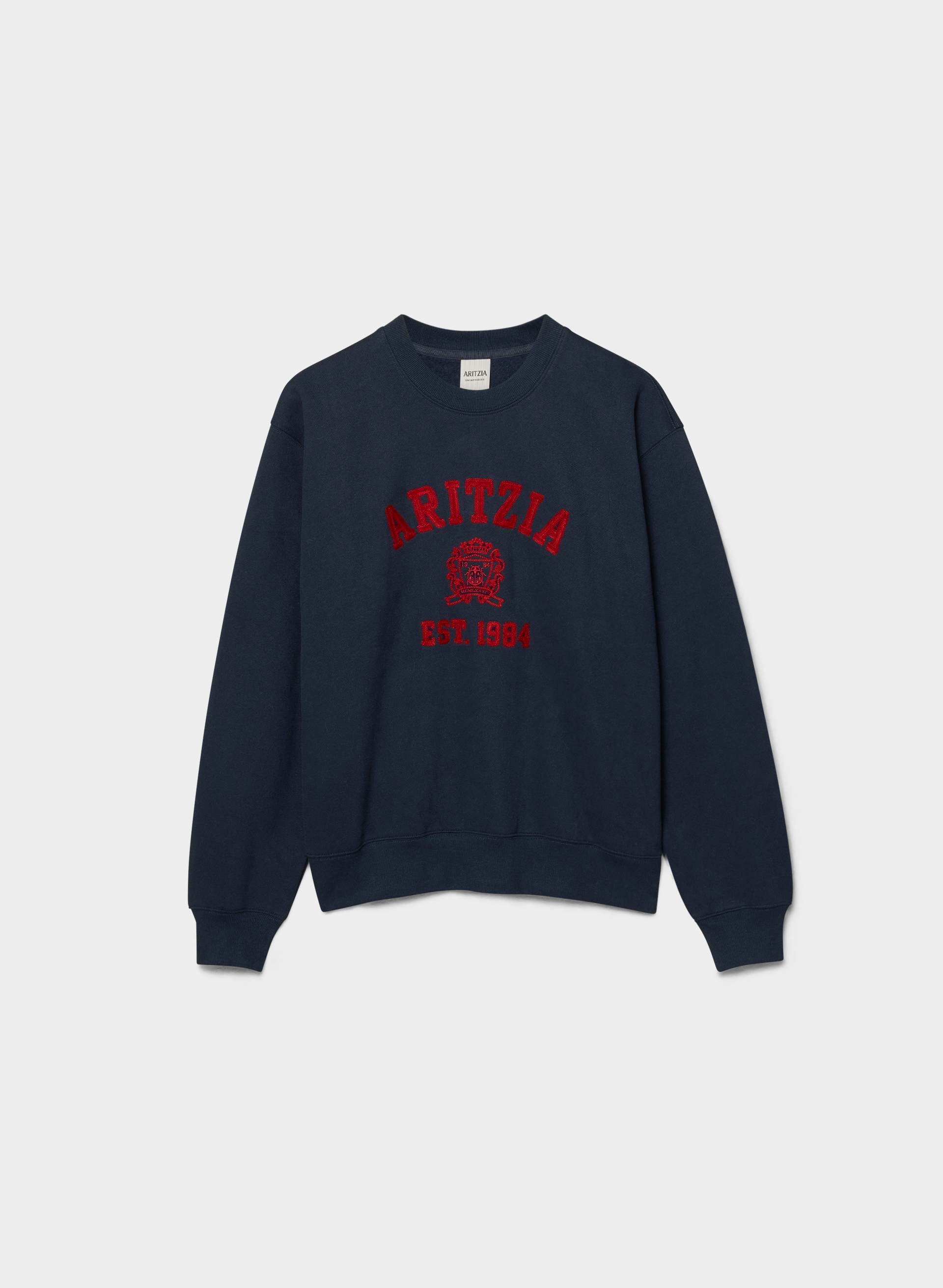COZY SWEATFLEECE PERFECT CREW SWEATSHIRT | Aritzia