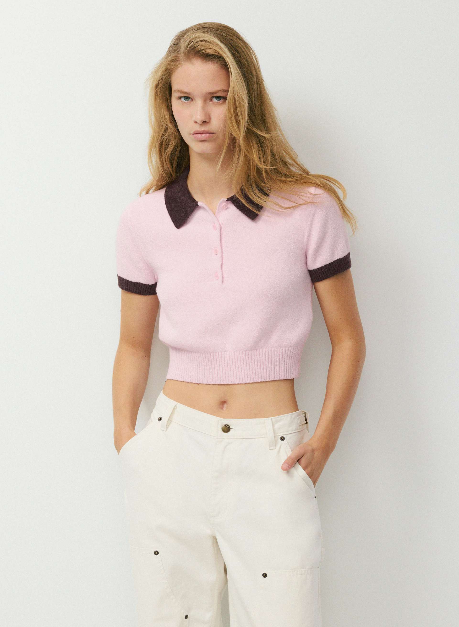 NAMESAKE POLO SWEATER | Aritzia