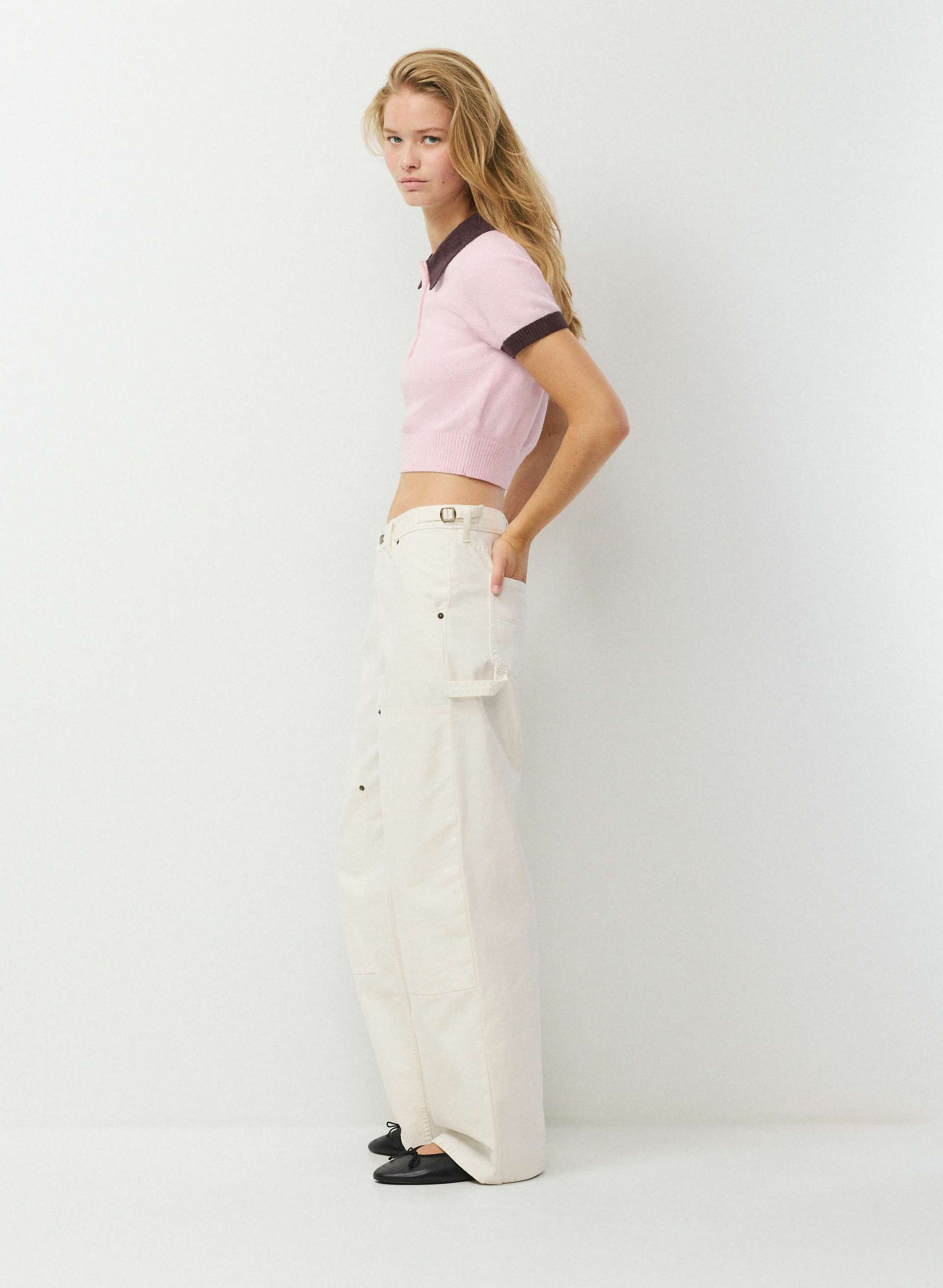 NAMESAKE POLO SWEATER | Aritzia