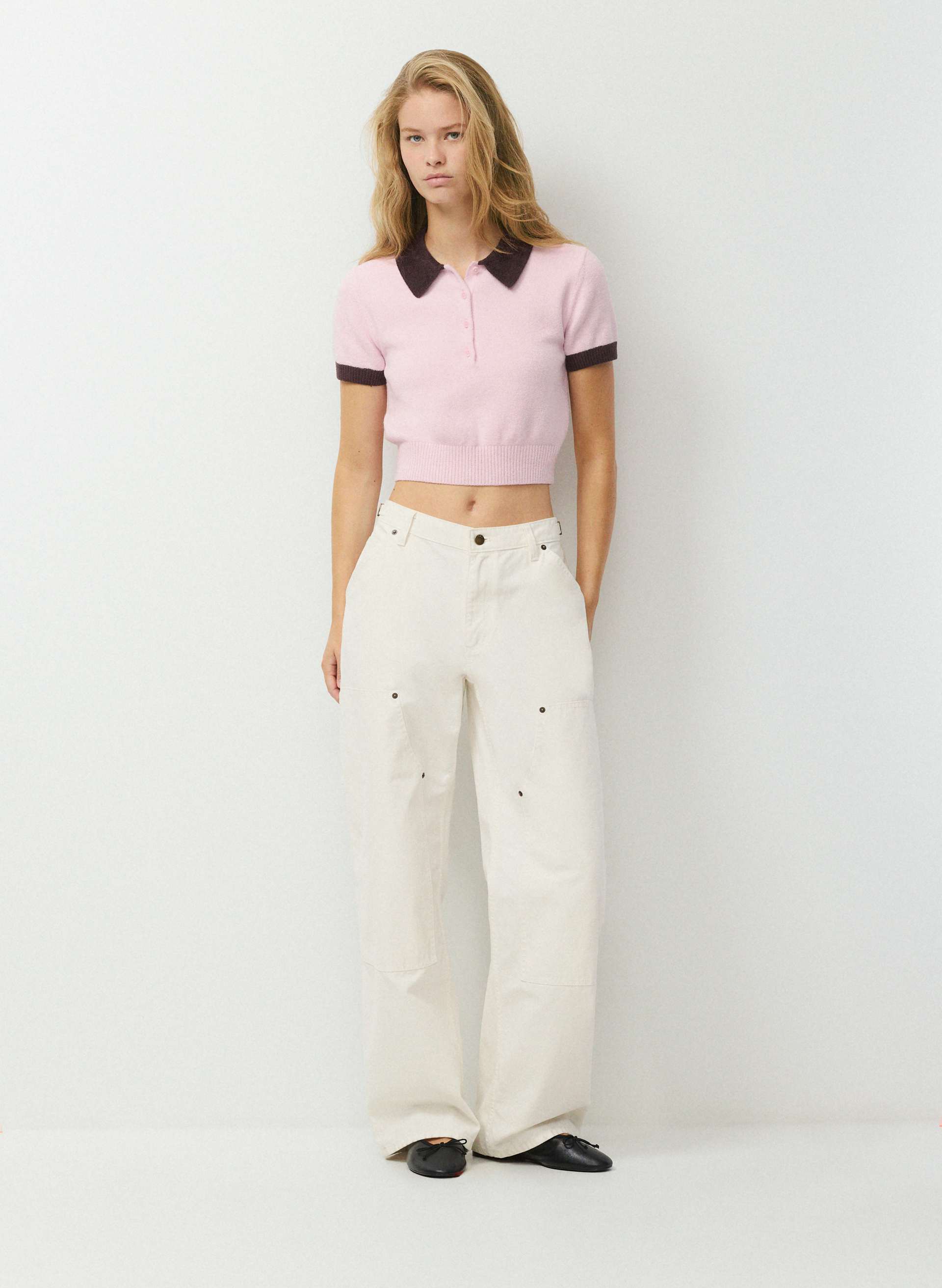NAMESAKE POLO SWEATER | Aritzia