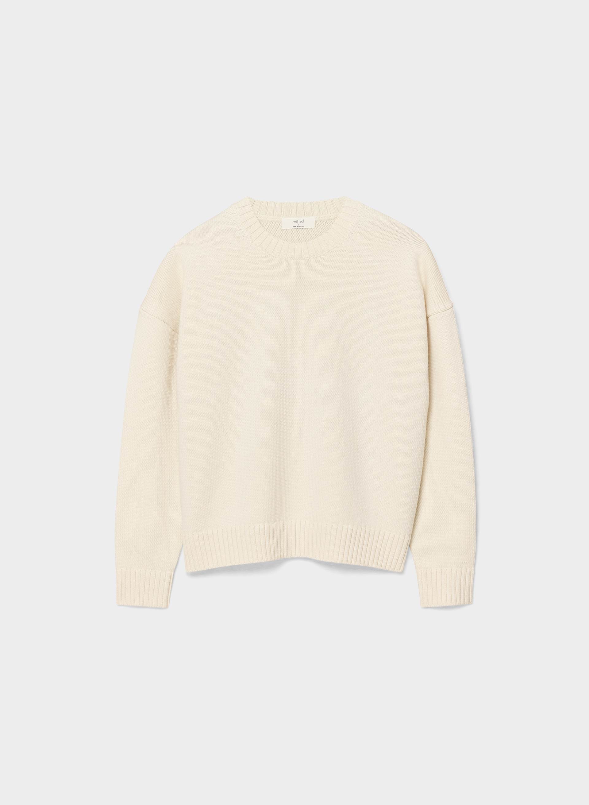 PLUSH MERINO WOOL DEWDROP SWEATER | Aritzia
