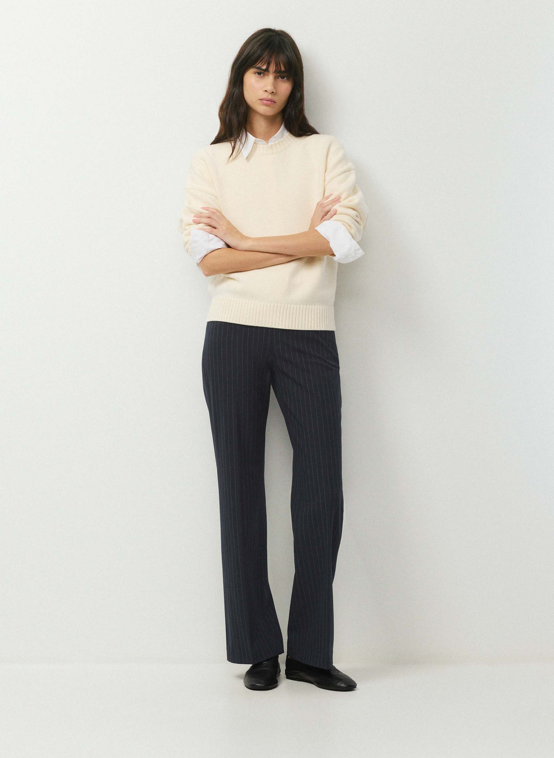 PLUSH MERINO WOOL DEWDROP SWEATER | Aritzia