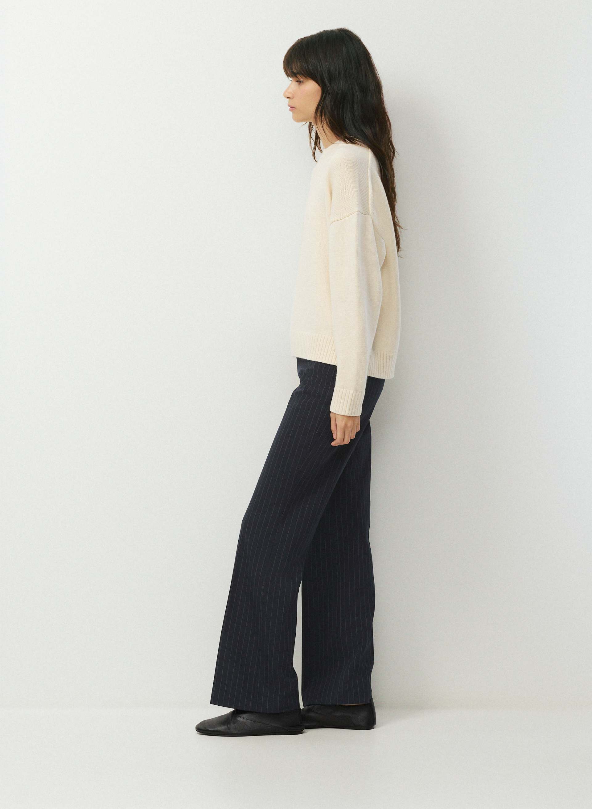 PLUSH MERINO WOOL DEWDROP SWEATER | Aritzia