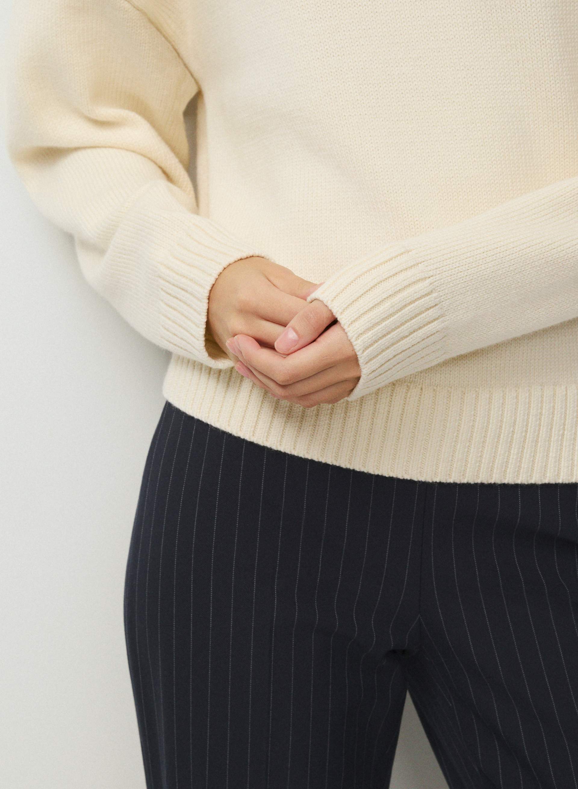 PLUSH MERINO WOOL DEWDROP SWEATER | Aritzia