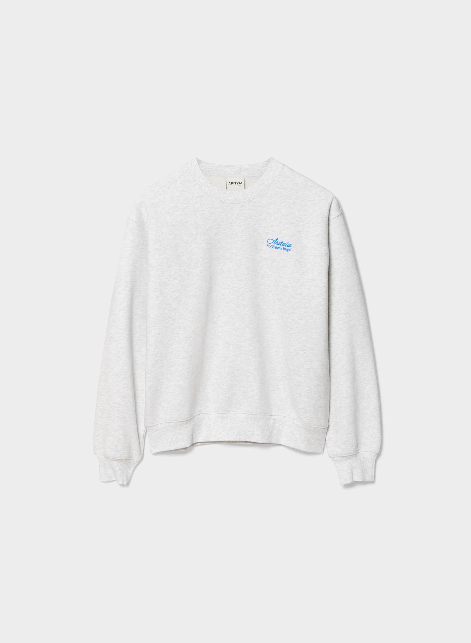 COZY SWEATFLEECE PERFECT CREW SWEATSHIRT | Aritzia