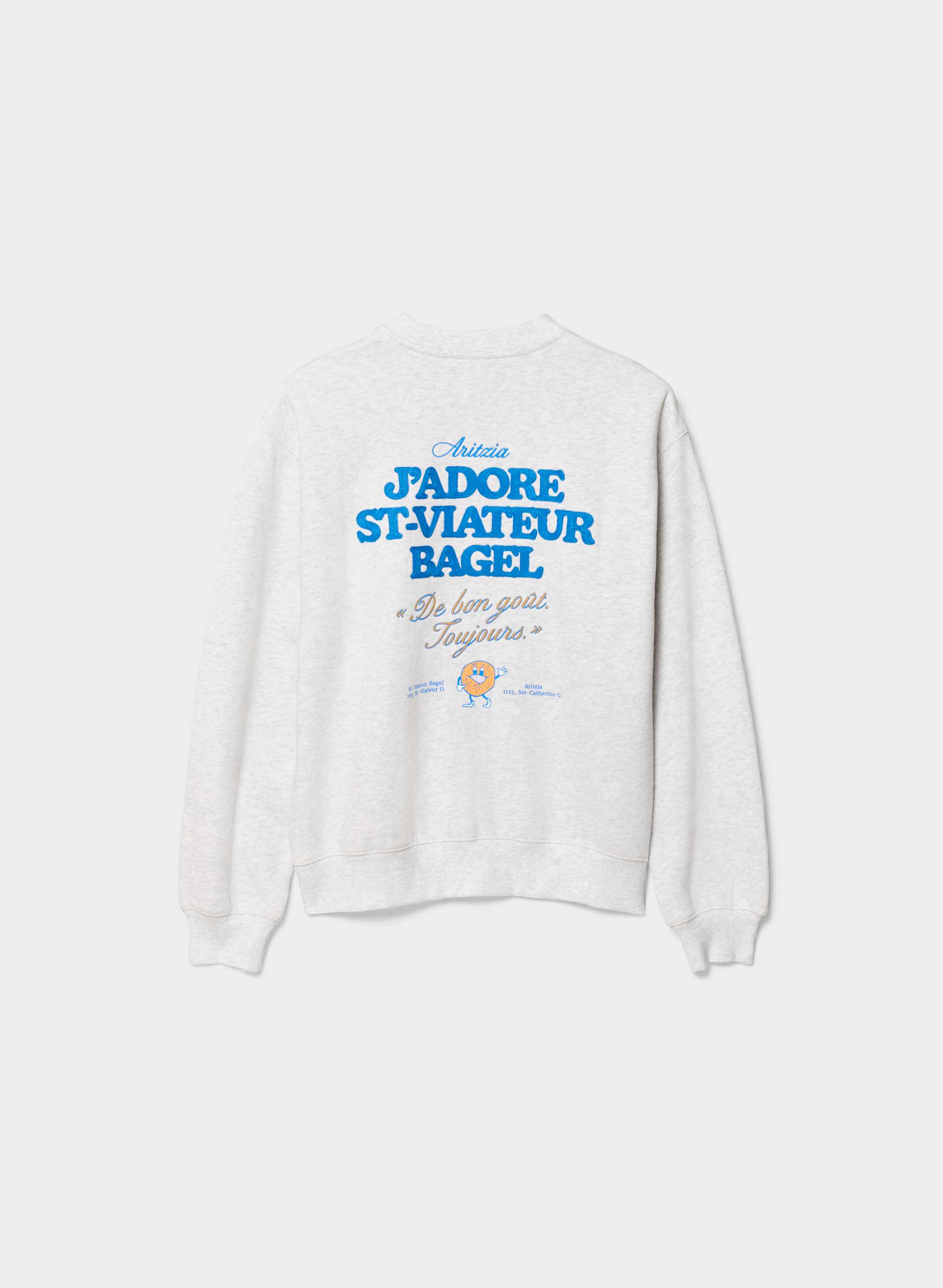 COZY SWEATFLEECE PERFECT CREW SWEATSHIRT | Aritzia