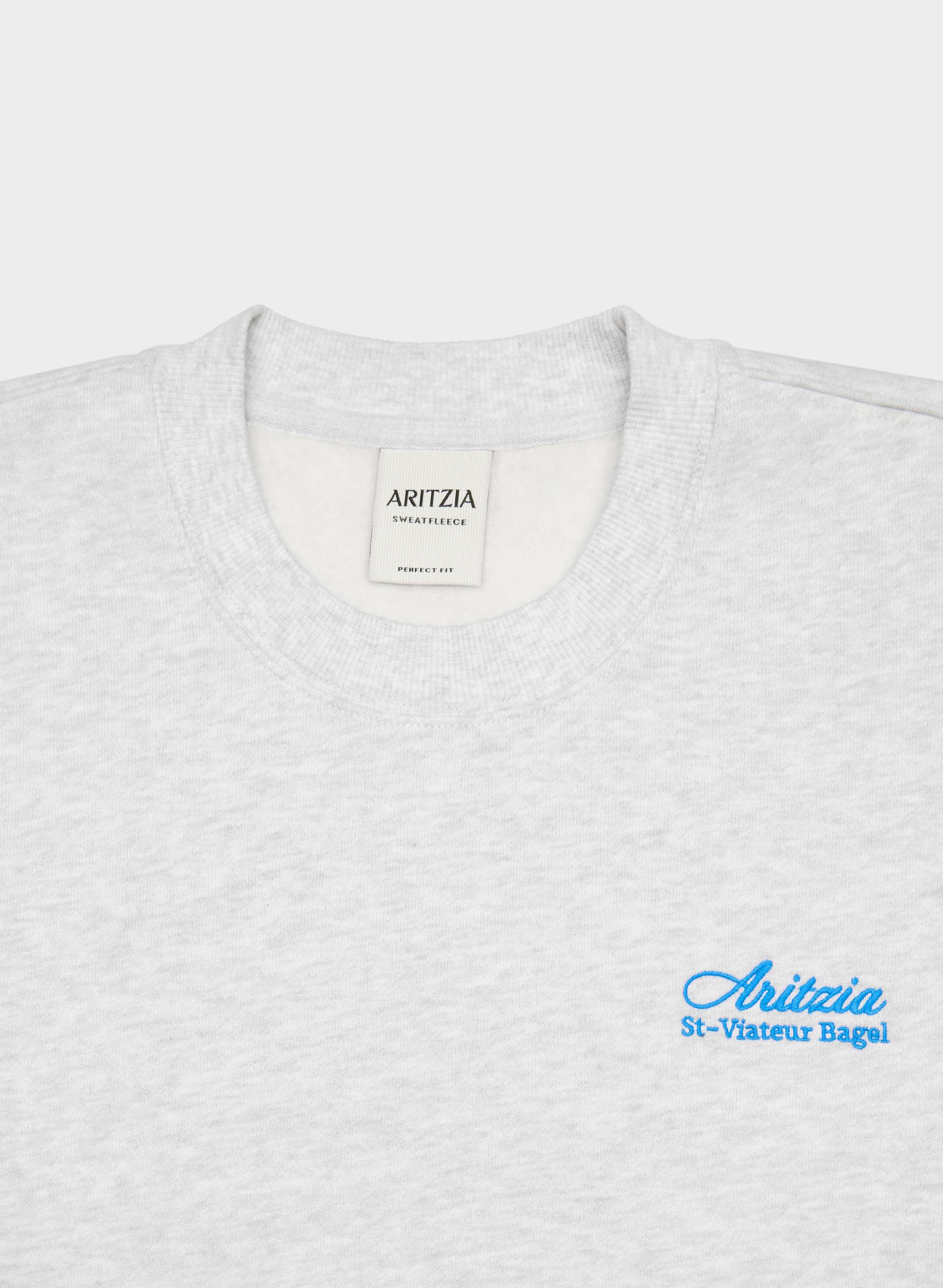 COZY SWEATFLEECE PERFECT CREW SWEATSHIRT | Aritzia