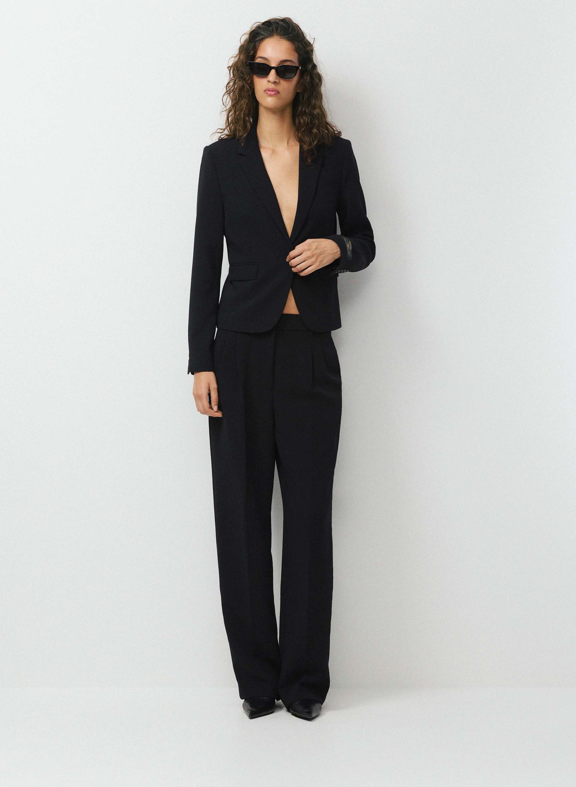ETIQUETTE BLAZER - CREPETTE™ - Single-breasted slim-fit Japanese crepe blazer. 