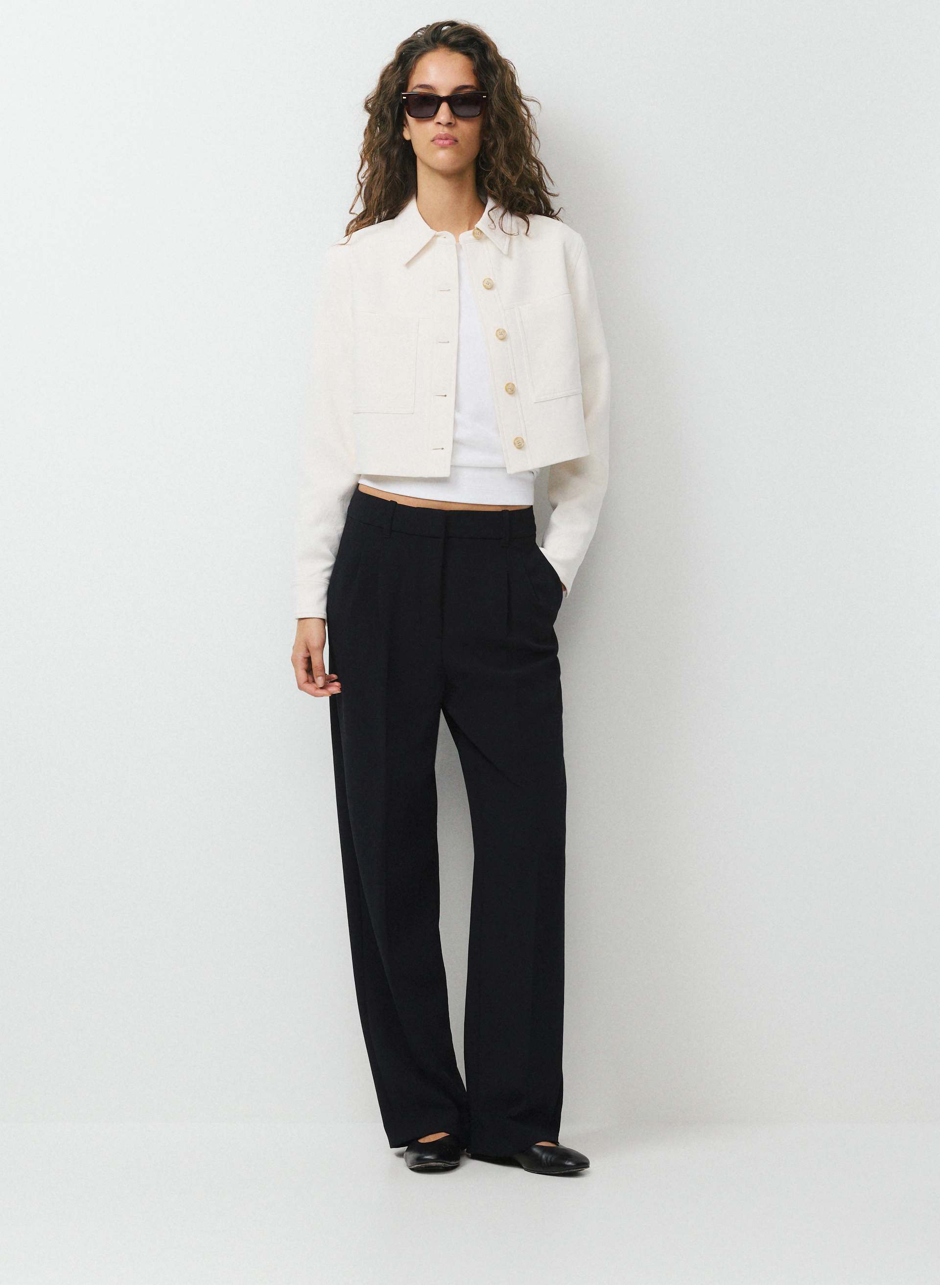 LITTLE CROPPED JACKET | Aritzia