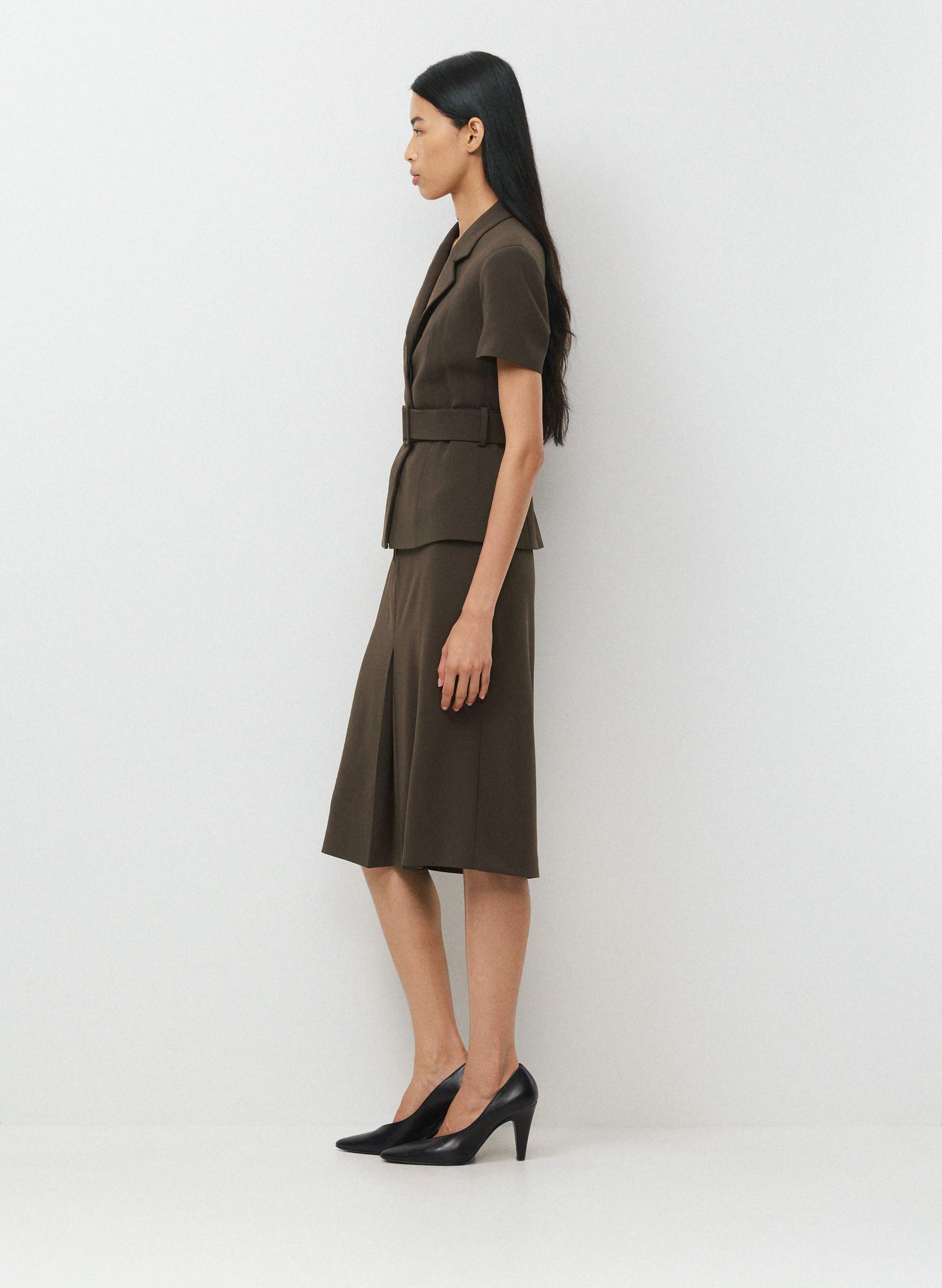 BRYNN SHORTSLEEVE BLAZER | Aritzia