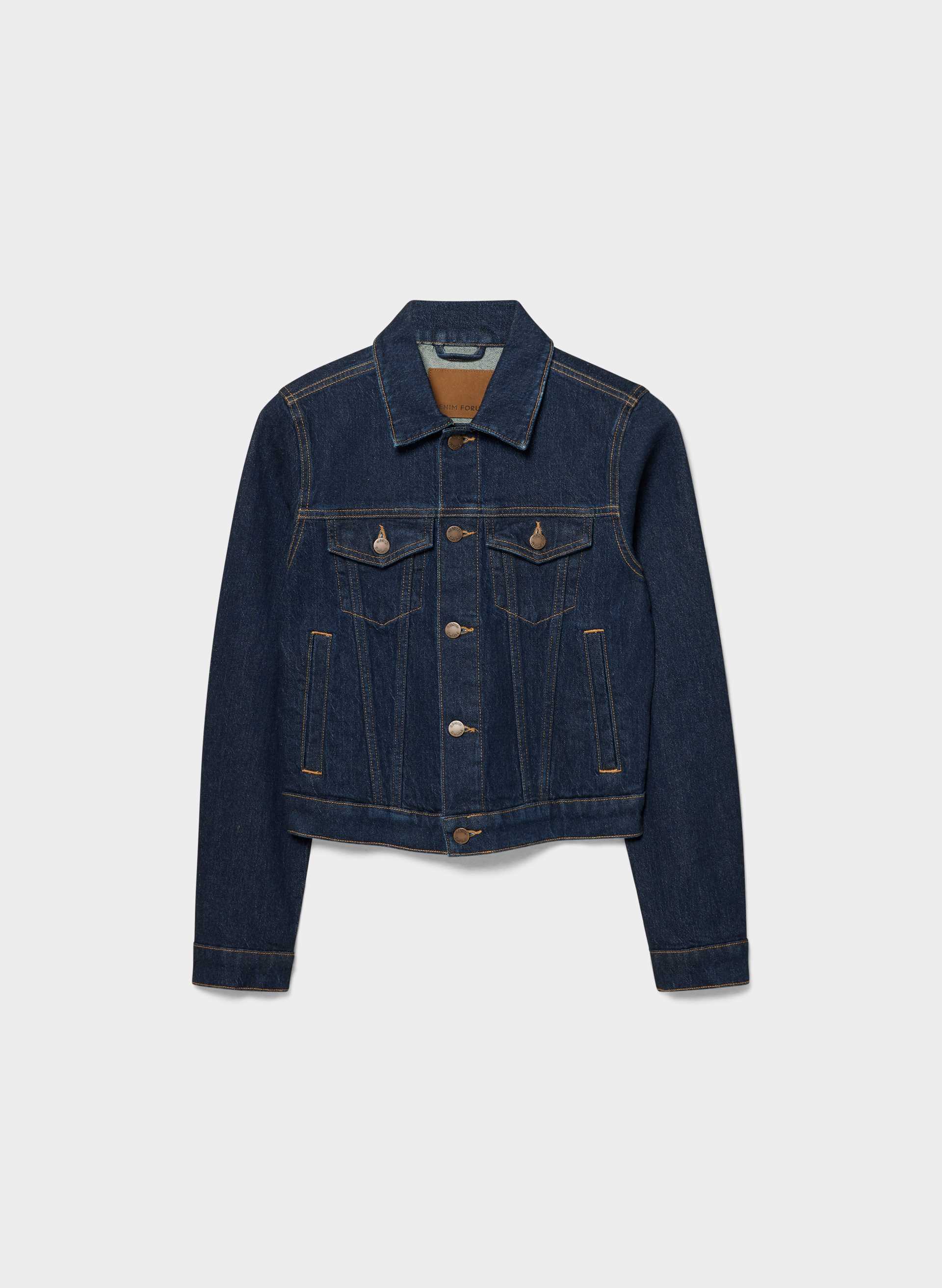 Denim Forum Toni Shrunken Denim Jacket | Aritzia US