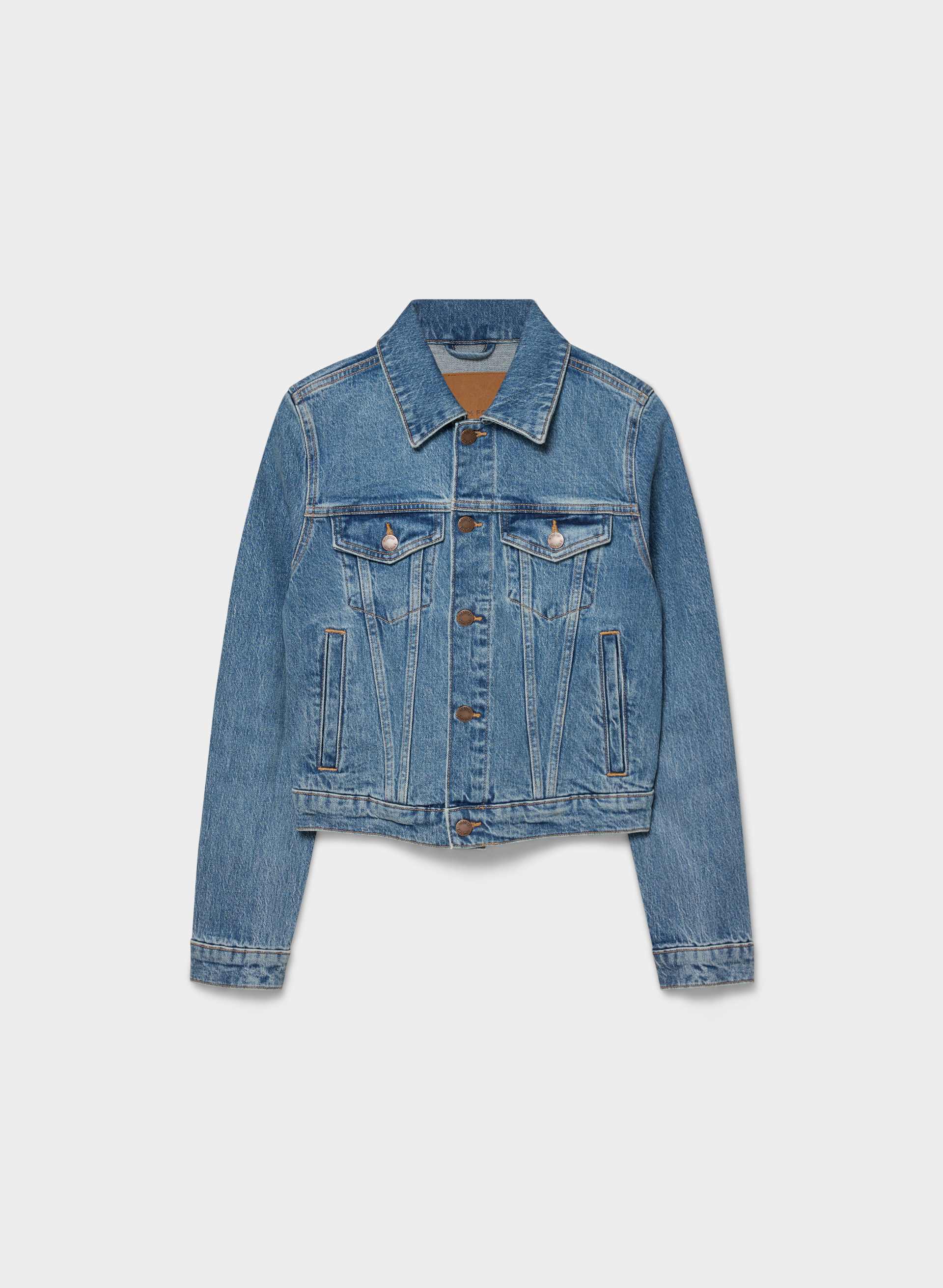 Denim Forum Toni Shrunken Denim Jacket | Aritzia US