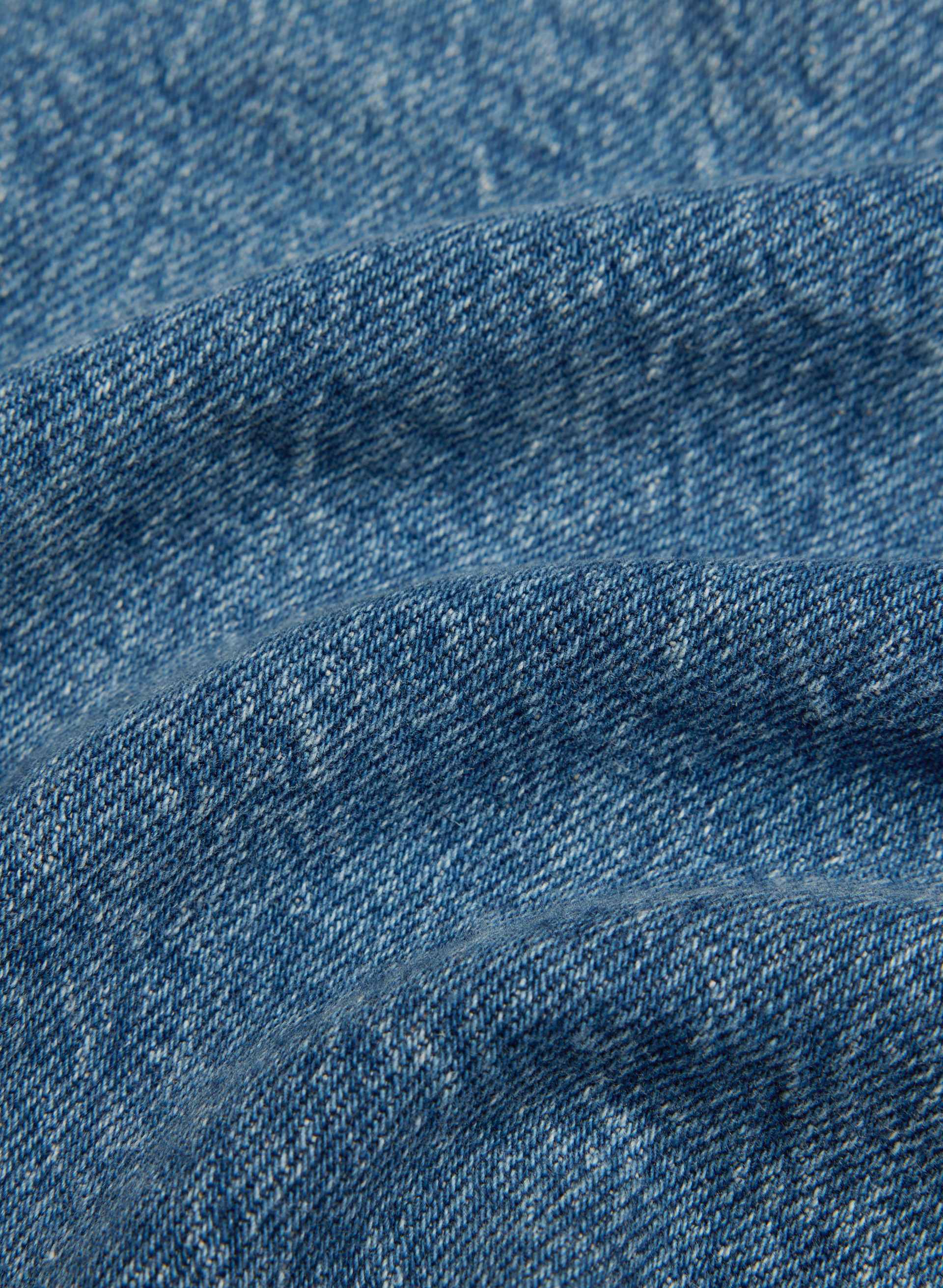 TONI SHRUNKEN DENIM JACKET | Aritzia