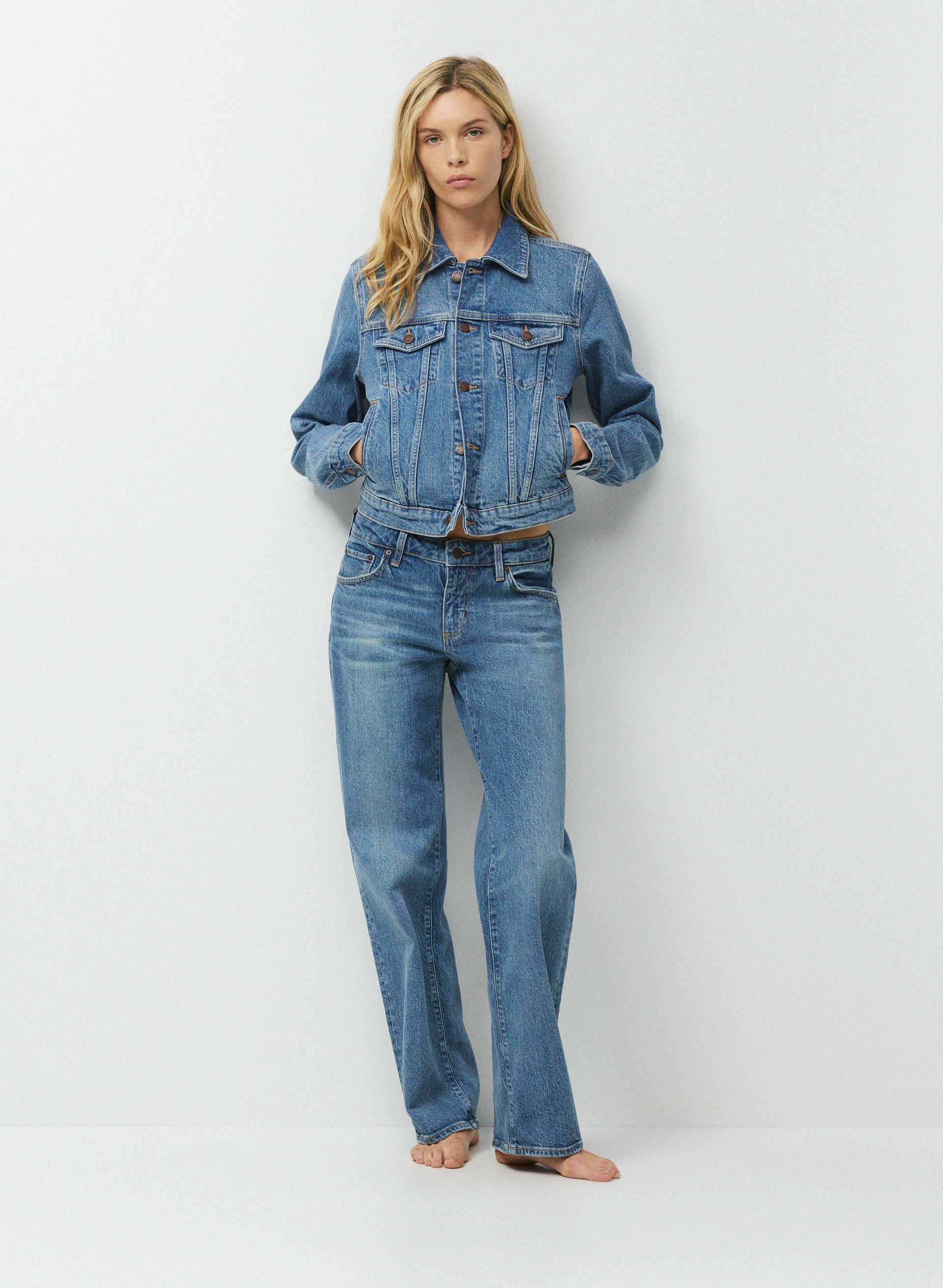 Denim Forum Toni Shrunken Denim Jacket | Aritzia US