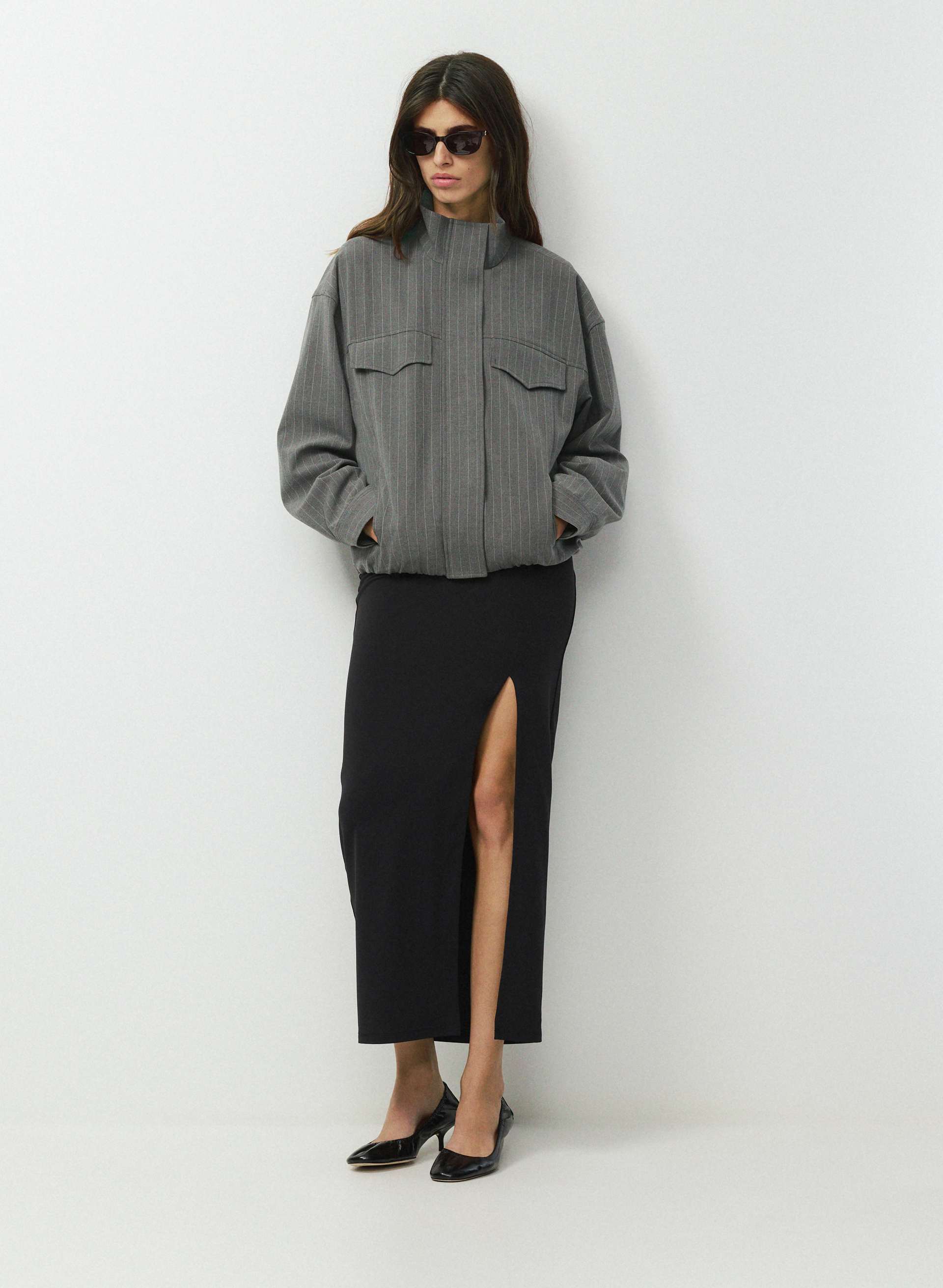 OCULUS JACKET - Relaxed twill zip-up jacket. 