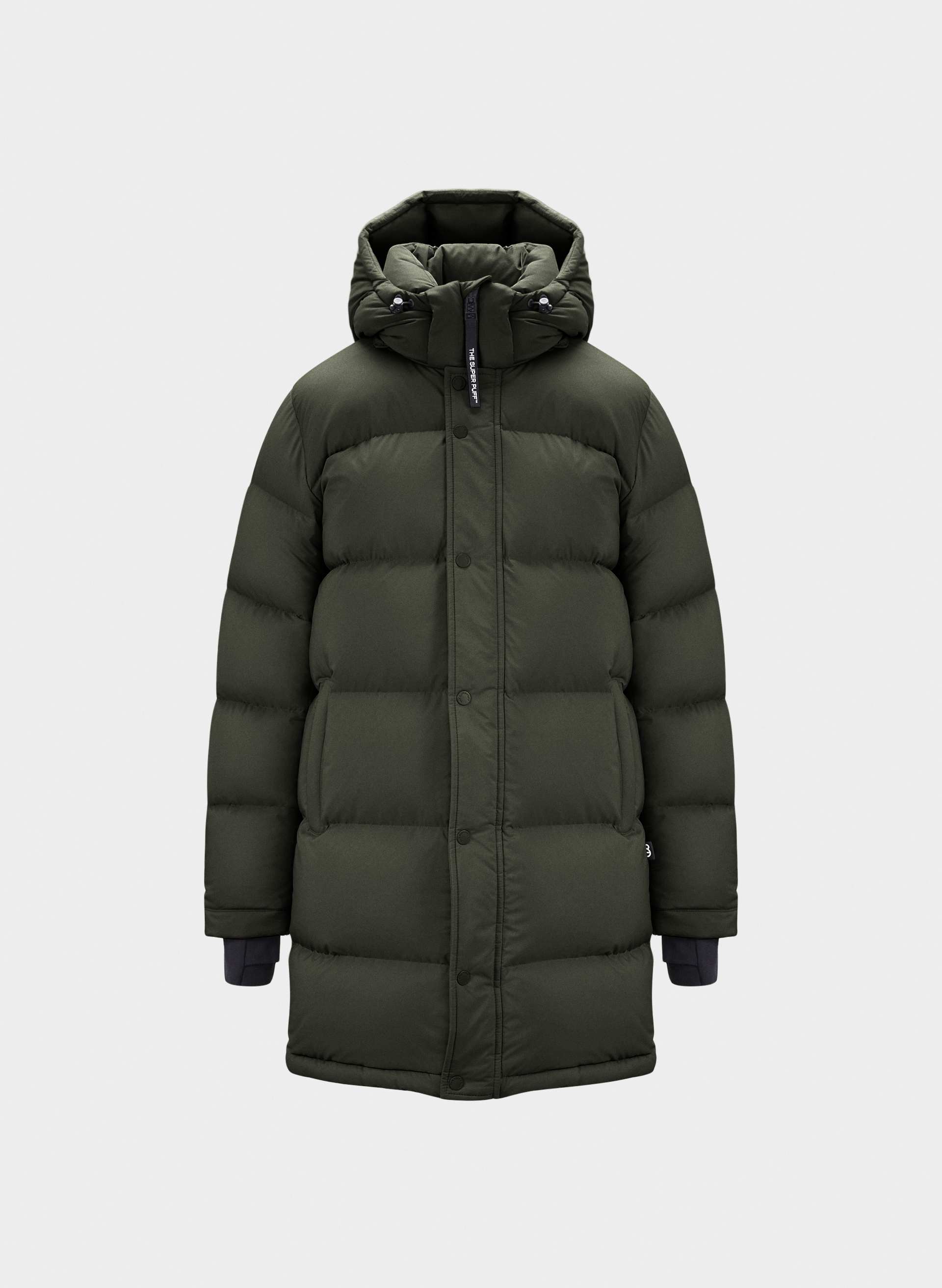 THE SUPER PUFF™ MID - CLIMATTE™ - Japanese ripstop mid-length 800+ fill-power premium down puffer jacket. 