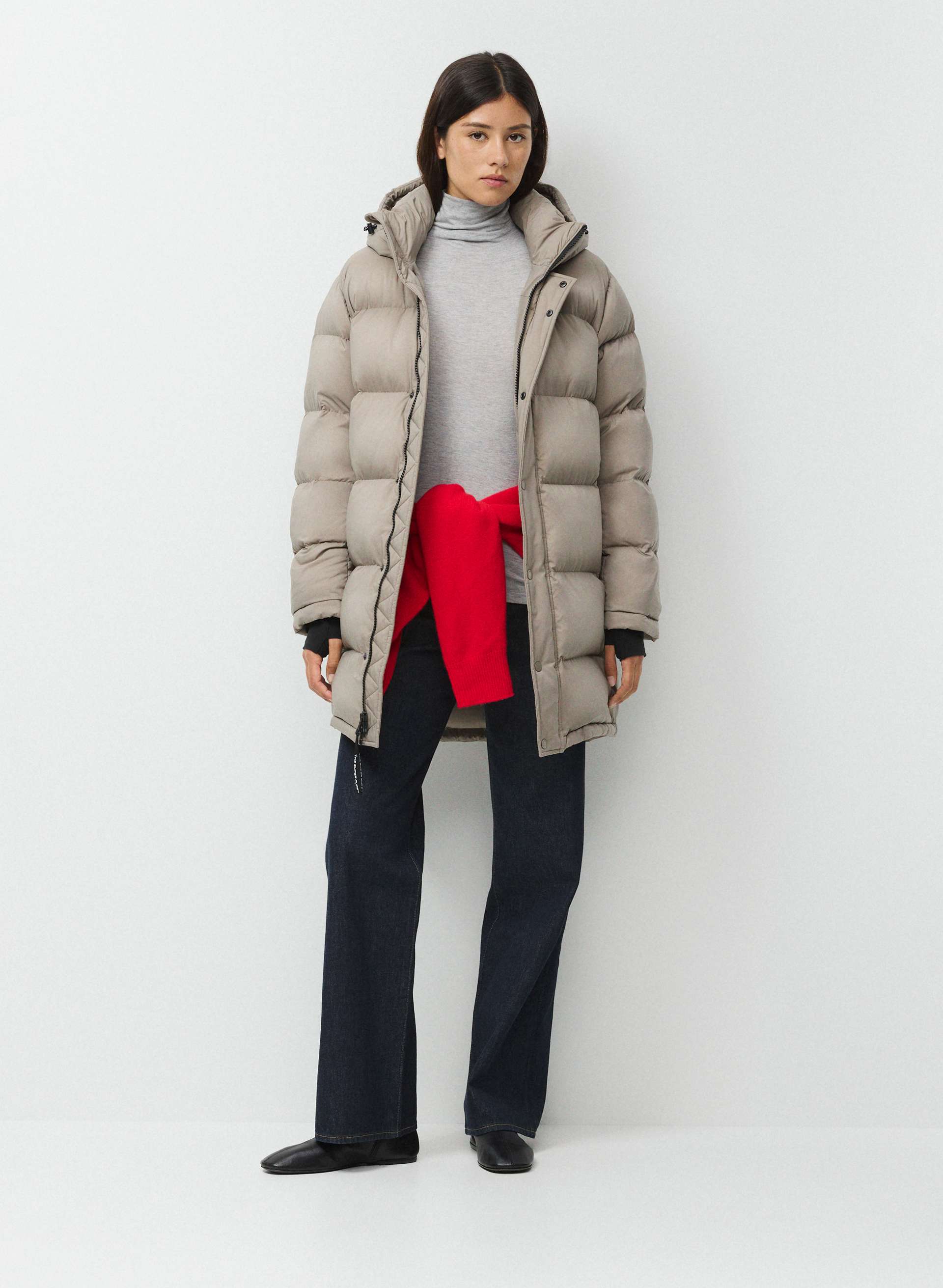 THE SUPER PUFF™ MID - CLIMATTE™ - Japanese ripstop mid-length 800+ fill-power premium down puffer jacket. 