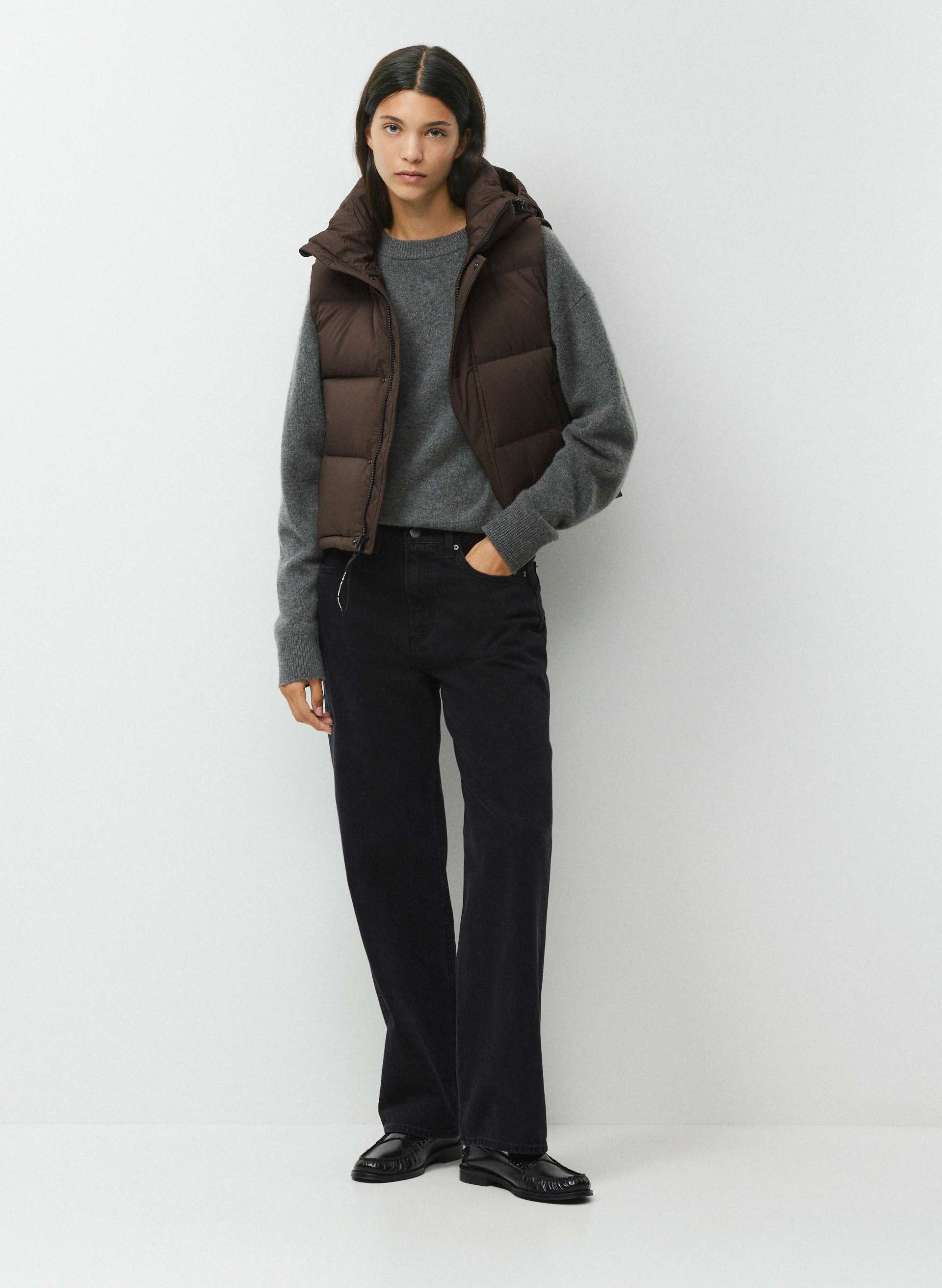 THE SUPER PUFF™ SHORTY VEST - CLIMATTE™ - cliMATTE™ Japanese ripstop above-hip 800+ fill-power premium down puffer vest. 