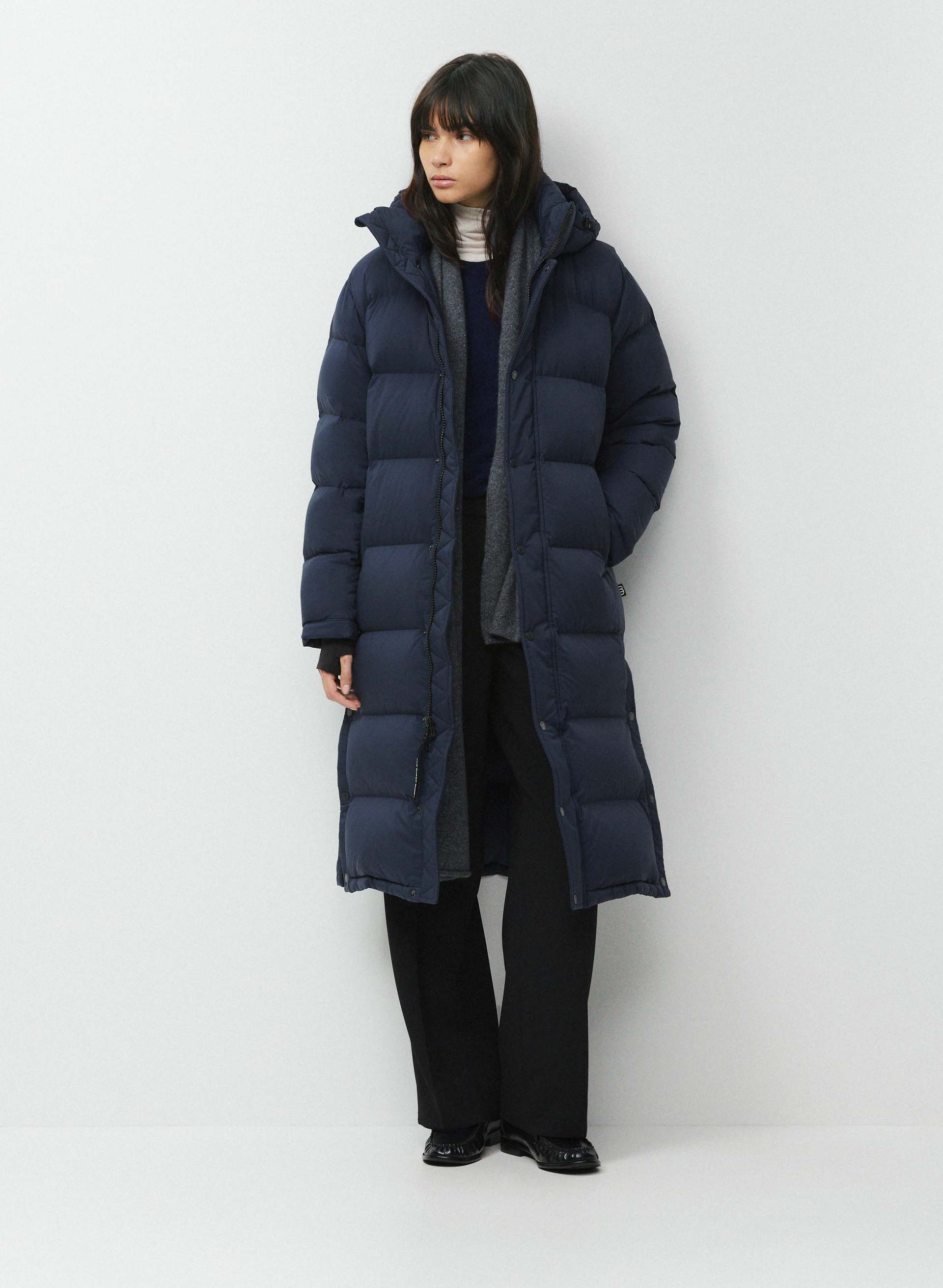 THE SUPER PUFF™ LONG - CLIMATTE™ - cliMATTE™ Japanese ripstop long 800+ fill-power premium down puffer jacket. 