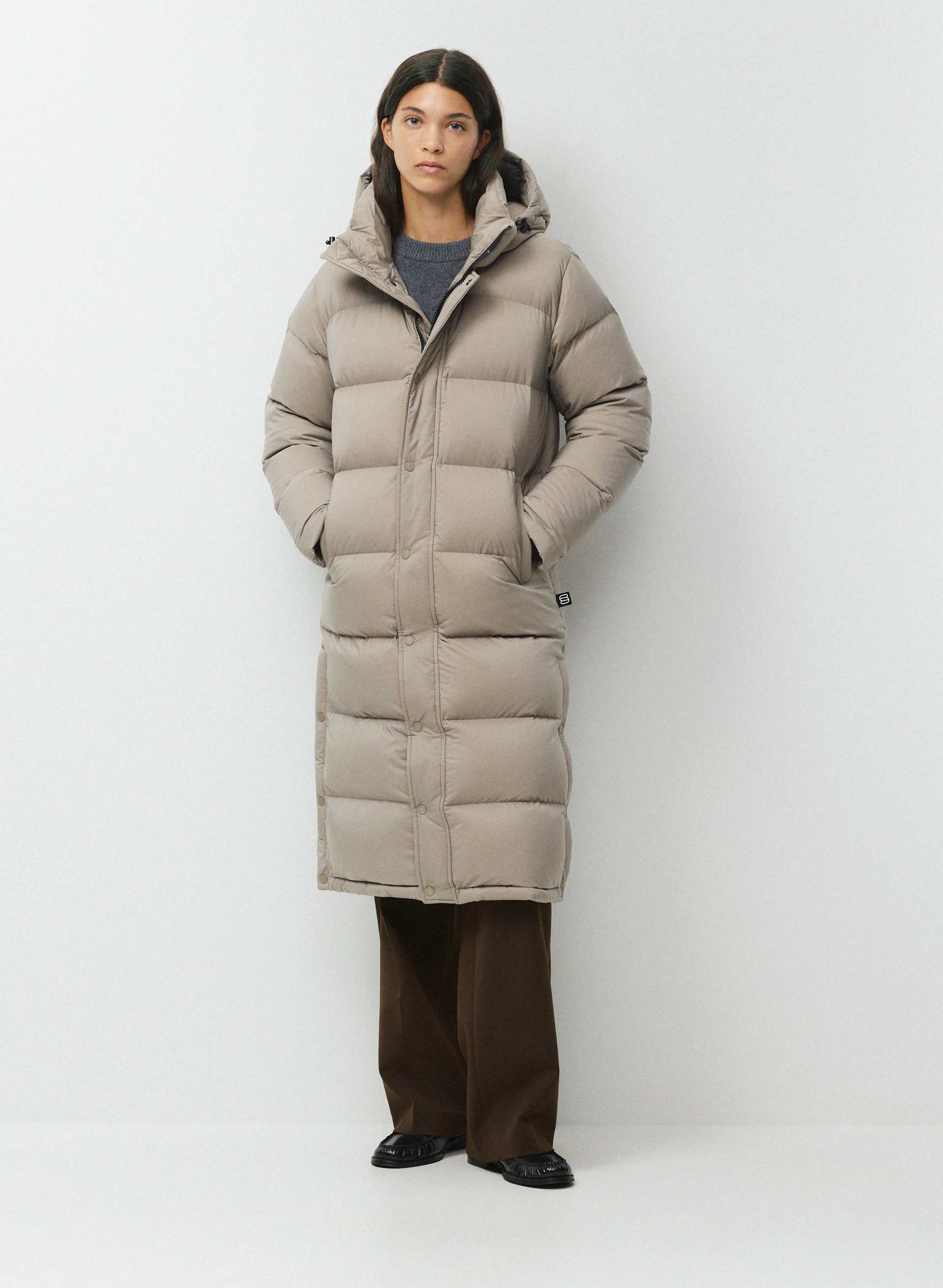 THE SUPER PUFF™ LONG - CLIMATTE™ - cliMATTE™ Japanese ripstop long 800+ fill-power premium down puffer jacket. 