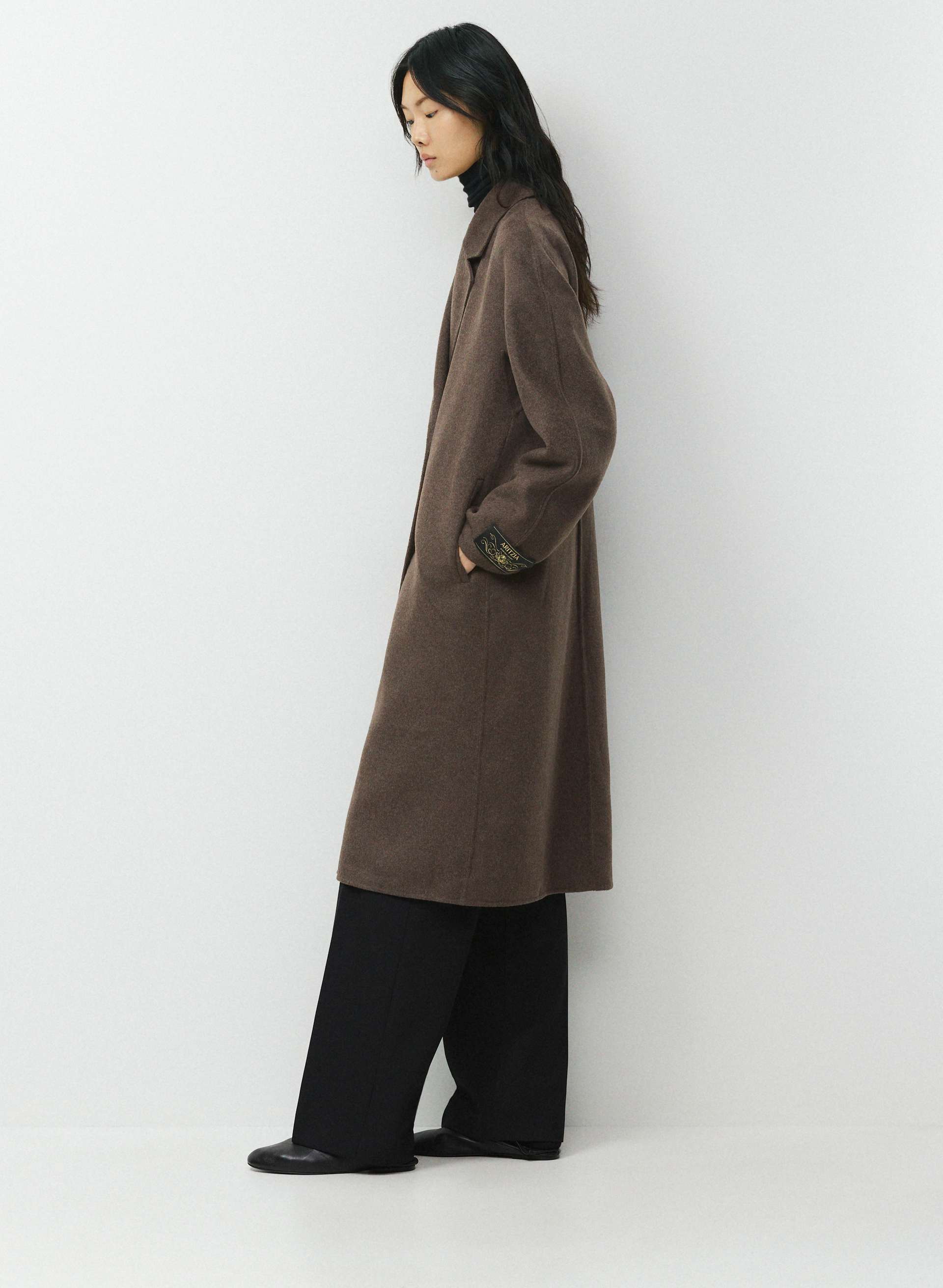 THE SLOUCH™ DOUBLE-FACED COAT | Aritzia