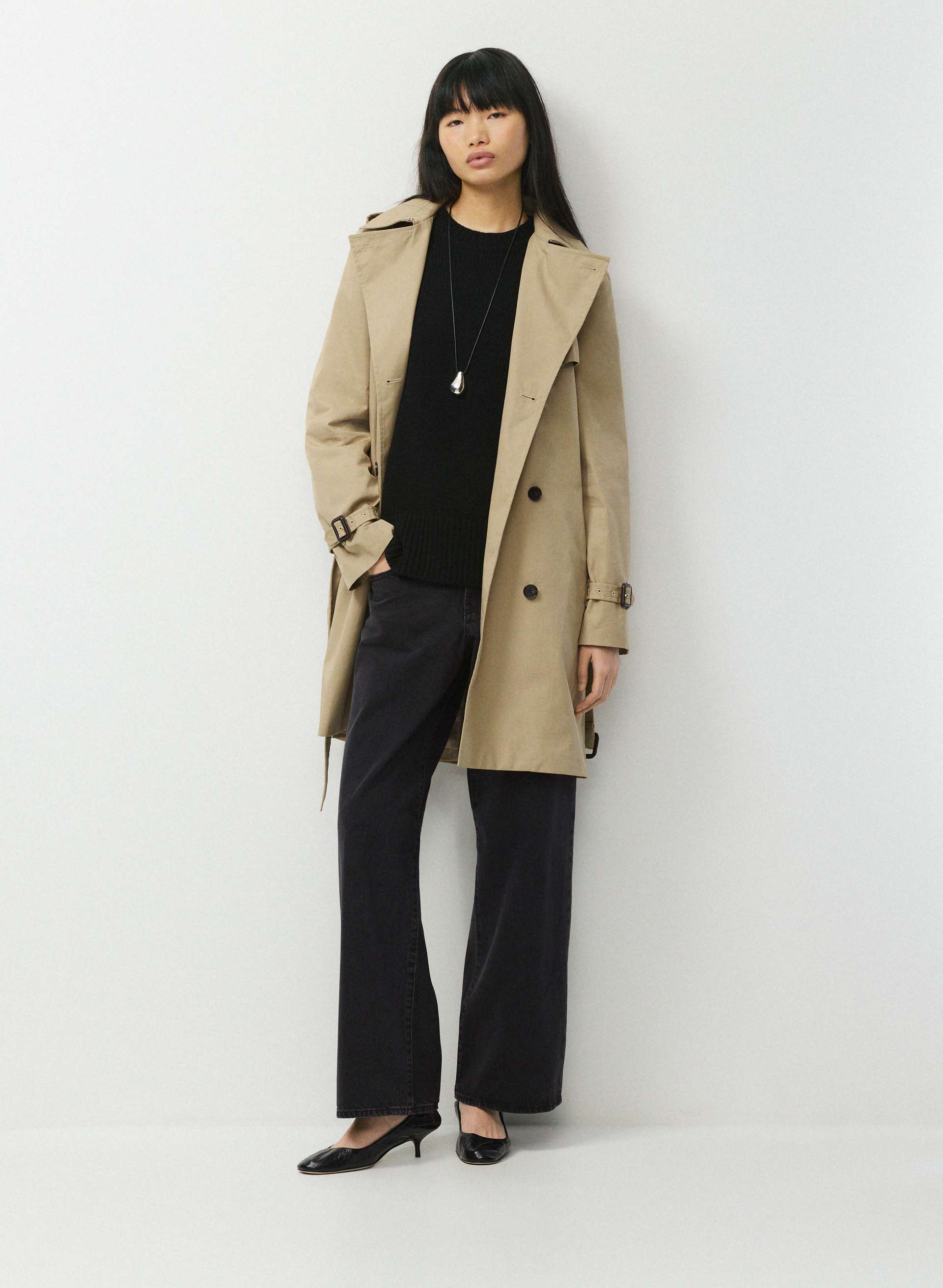 THE FINCH MID TRENCH COAT | Aritzia