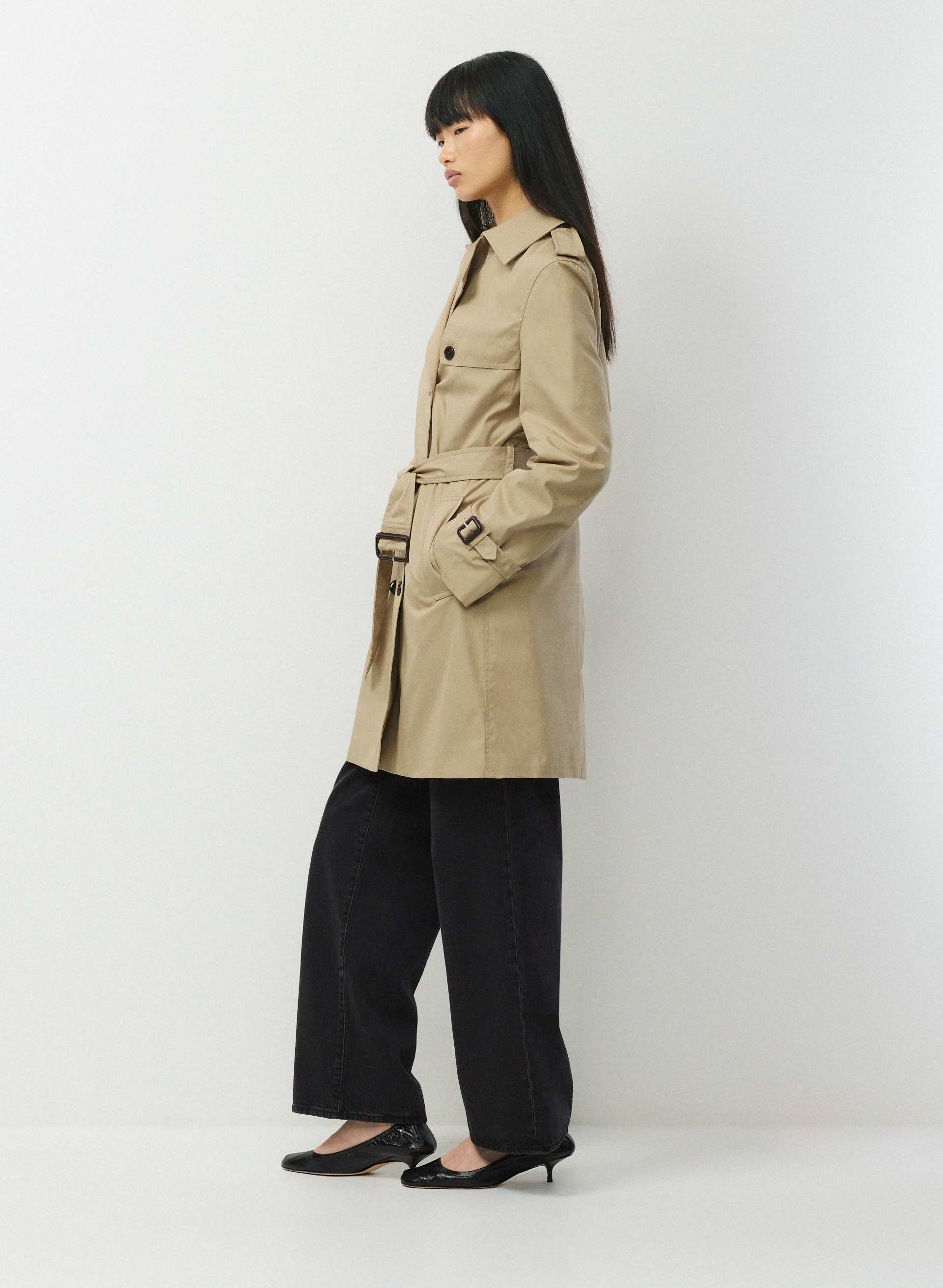 THE FINCH MID TRENCH COAT | Aritzia
