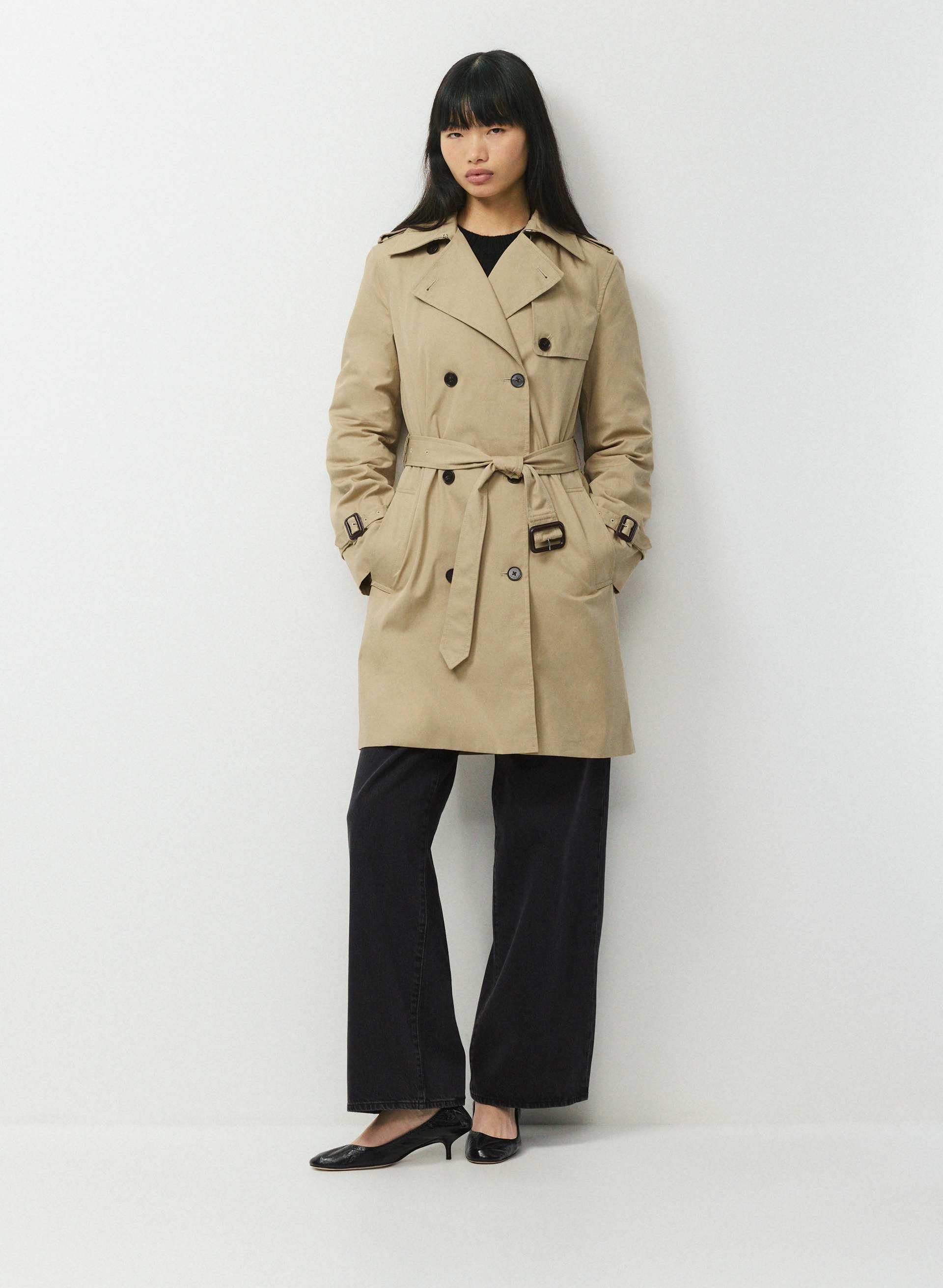 THE FINCH MID TRENCH COAT | Aritzia