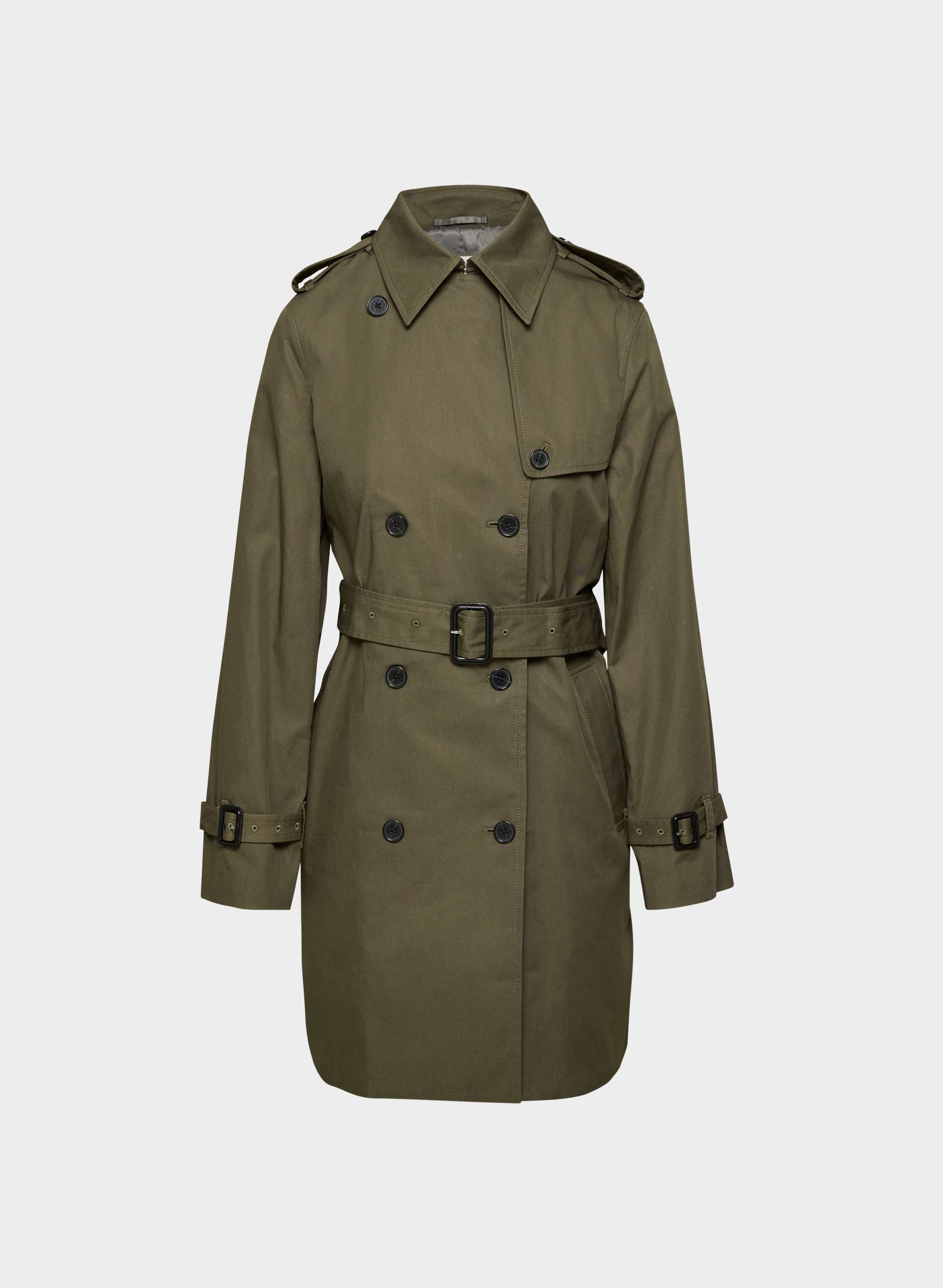 phigvel DOUBLE-BREASTED MC COAT カーキ 36 PHIGVEL MAKERS Co