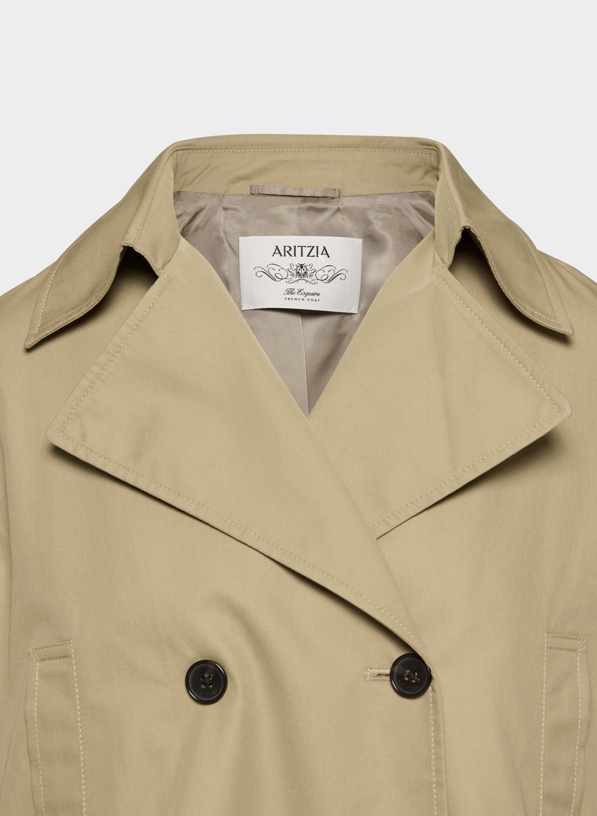 THE ESQUIRE SHORT TRENCH COAT | Aritzia