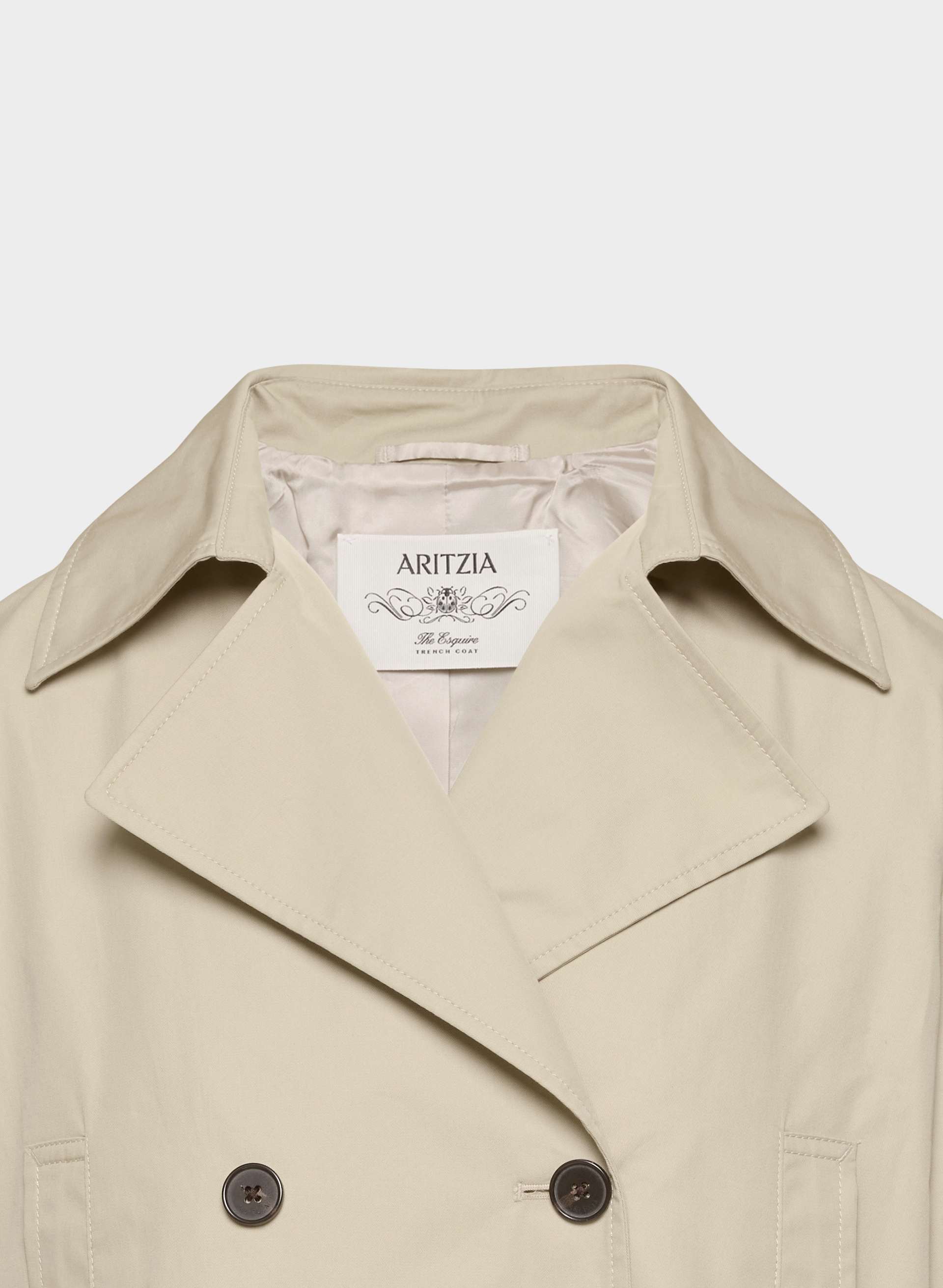 THE ESQUIRE SHORT TRENCH COAT | Aritzia