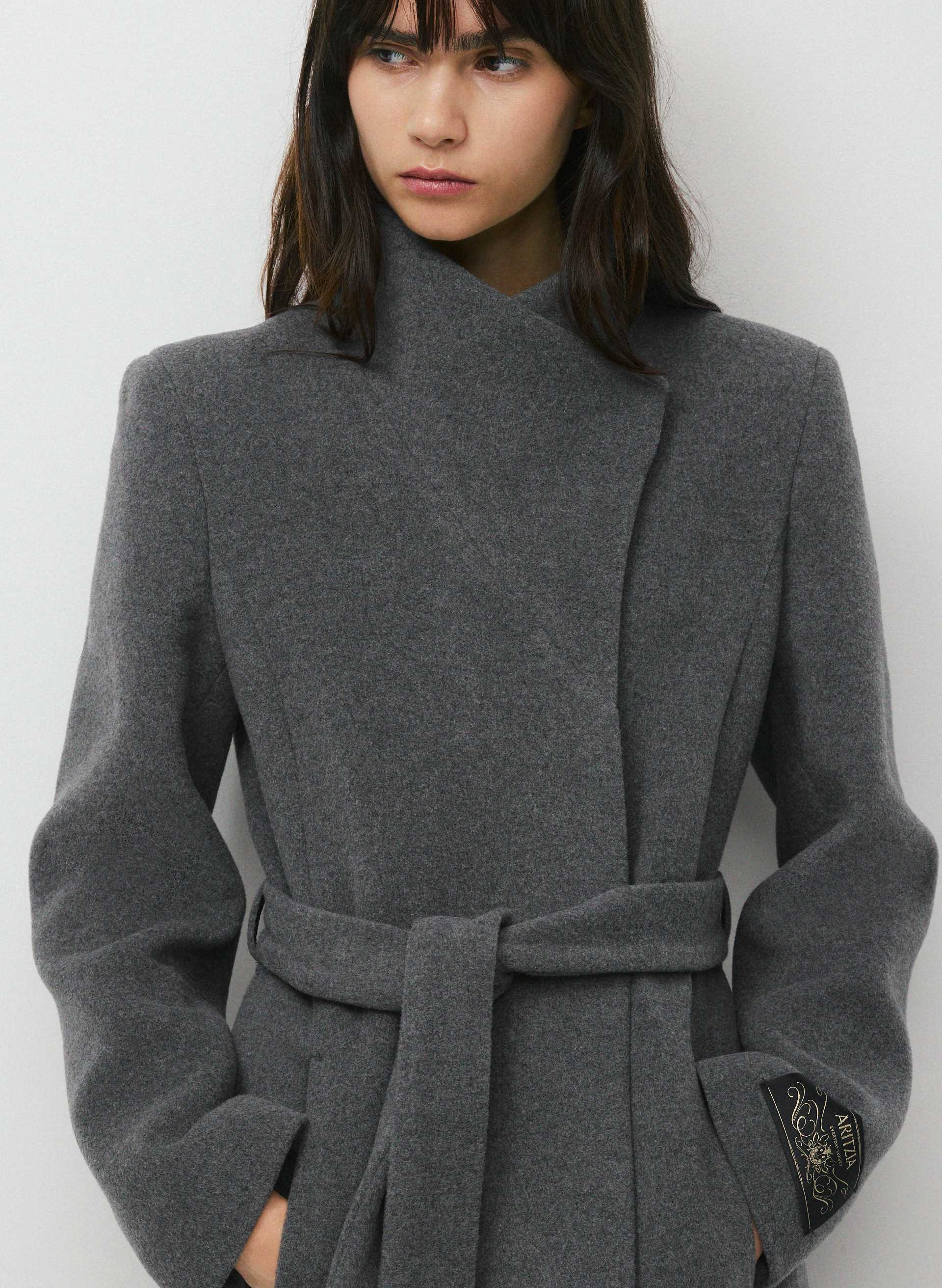 The Connor Long Coat - Soft Wool Cashmere | Aritzia US