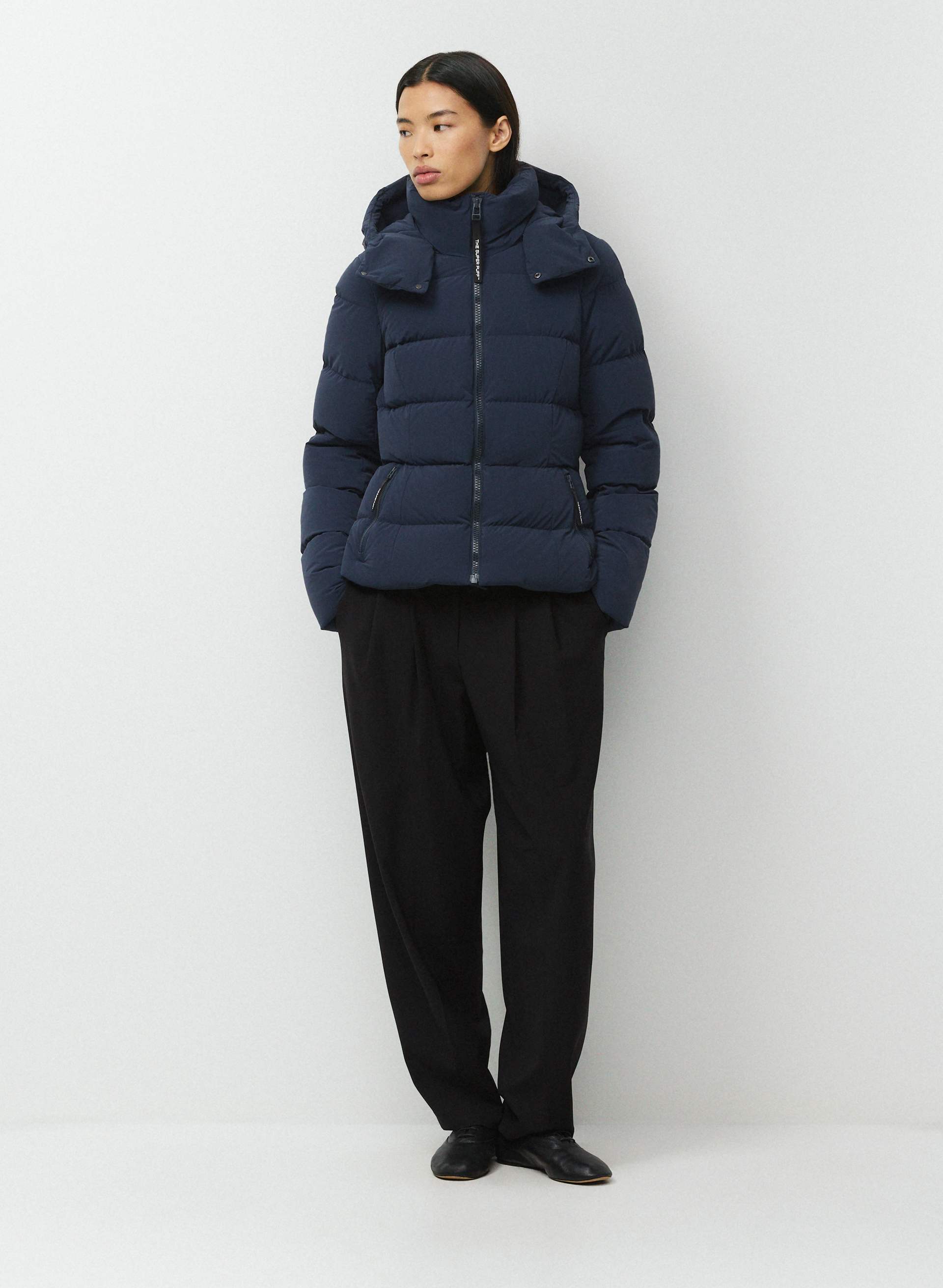 THE SUPERSNUG PUFF™ - ORBIT STRETCH™ - Comfort-stretch slim-fit 800+ fill-power premium down puffer jacket. 