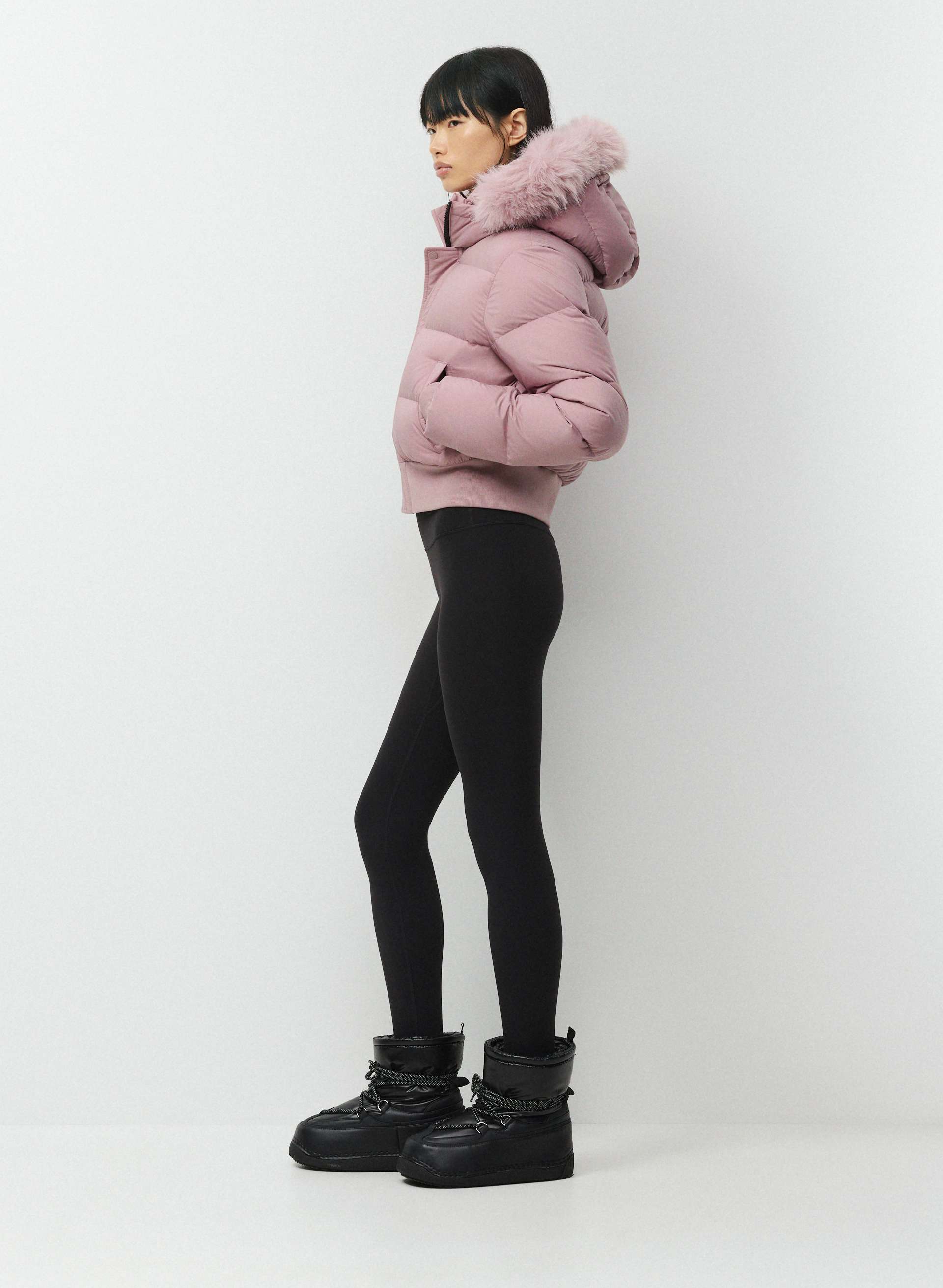 THE SUPER CHALET PUFF™ - CLIMATTE™ - cliMATTE™ Japanese ripstop 800+ fill-power premium down puffer jacket with removable Real Faux Fur trim. 