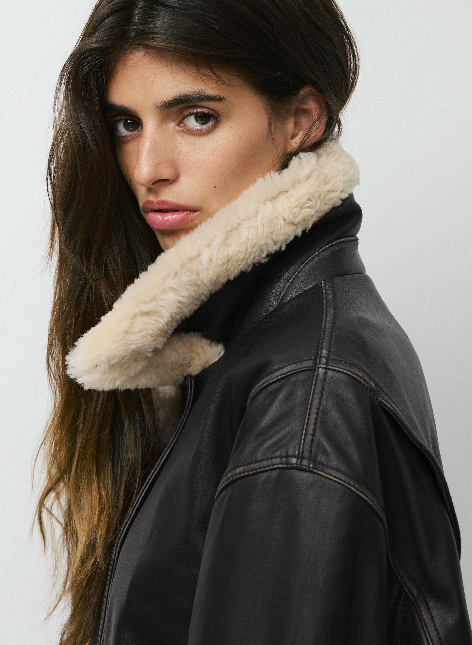 Elliott Aviator Jacket - Leather | Aritzia US