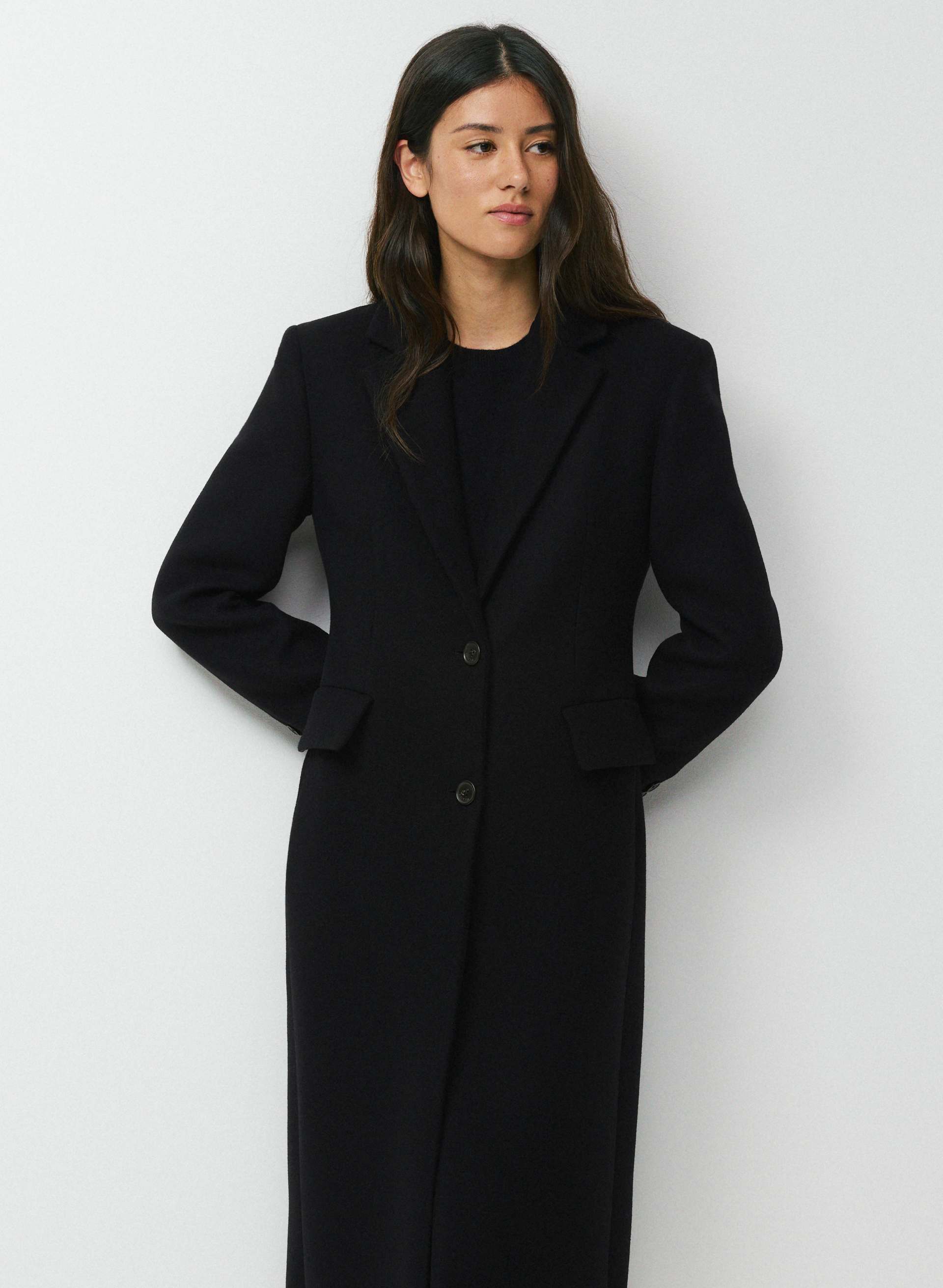 The Evening Coat - Luxe Wool Cashmere | Aritzia US