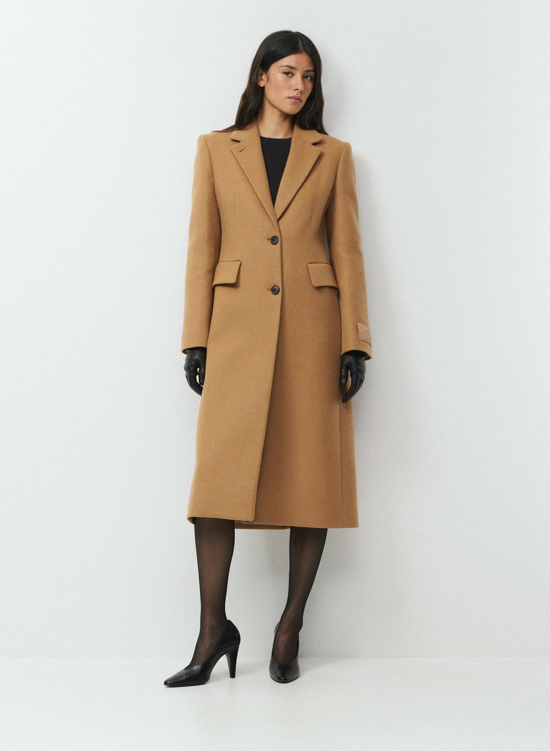 MANTEAU EVENING - CACHEMIRE-LAINE LUXE - Manteau non croisé en laine vierge et cachemire d’Italie. 