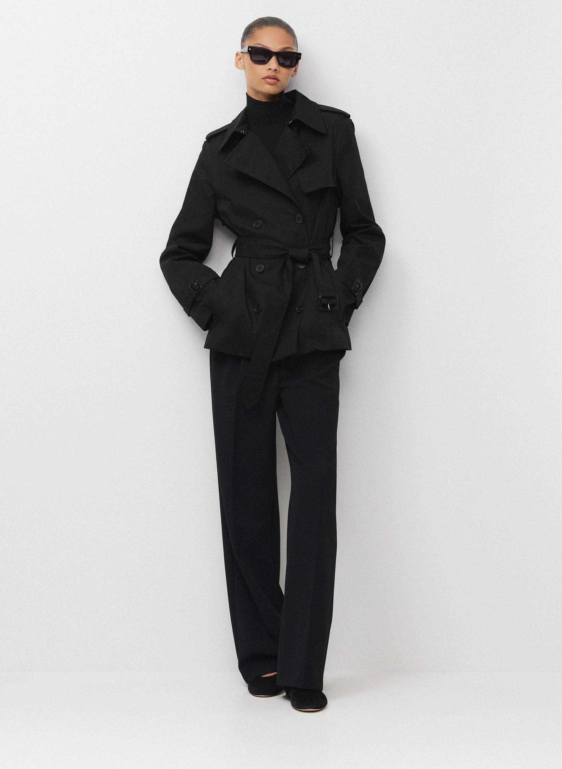 The Finch Short Trench Coat - City Twill | Aritzia US