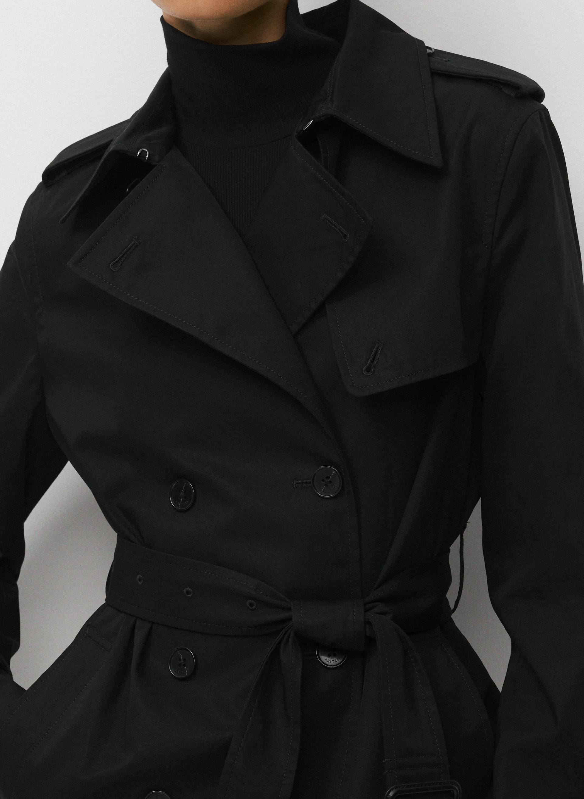 The Finch Short Trench Coat - City Twill | Aritzia US