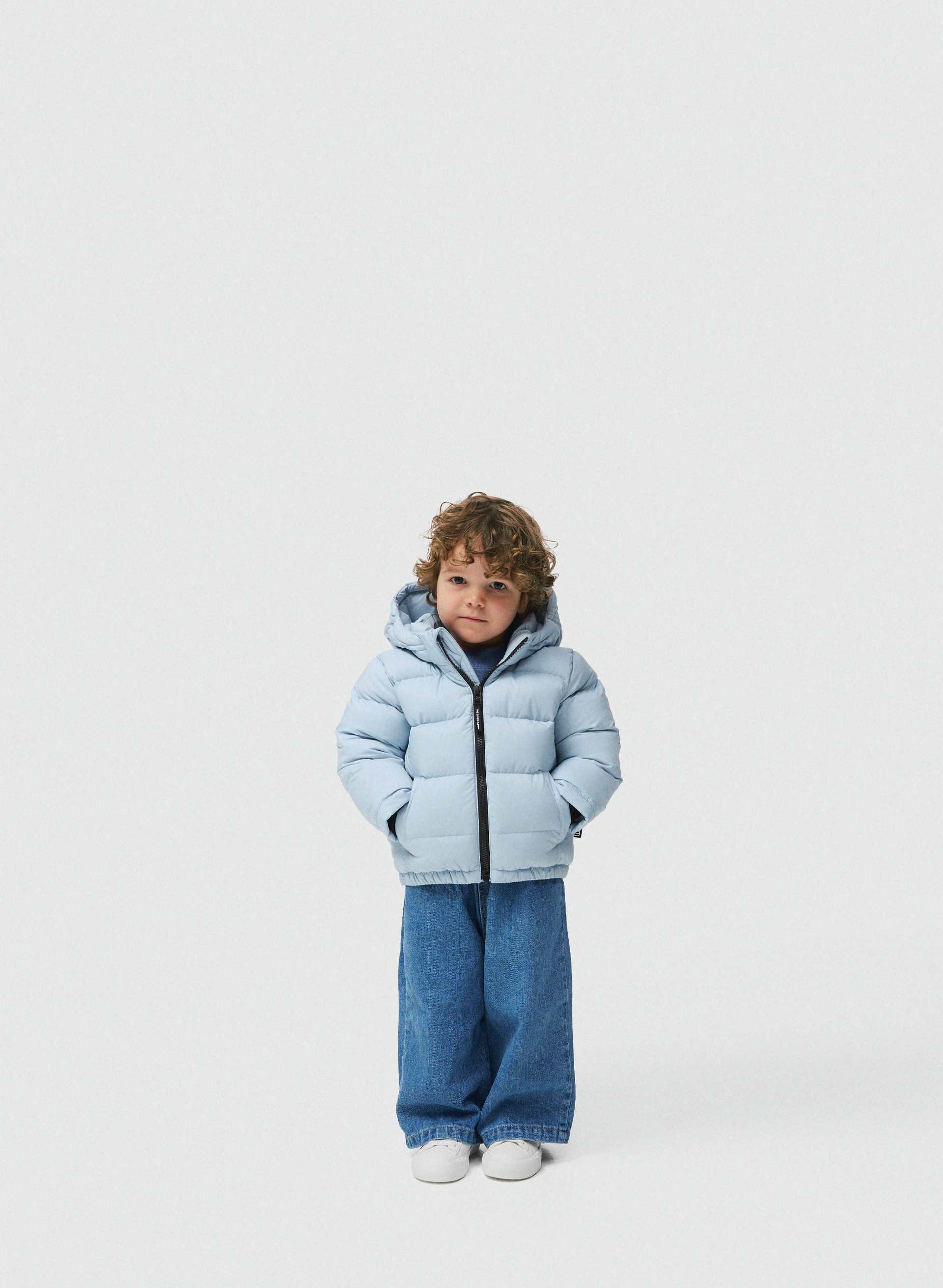 THE SUPER BABY PUFF™ - CLIMATTE™ - Water-repellent Japanese cliMATTE™ 800+ fill-power premium down baby puffer jacket. 