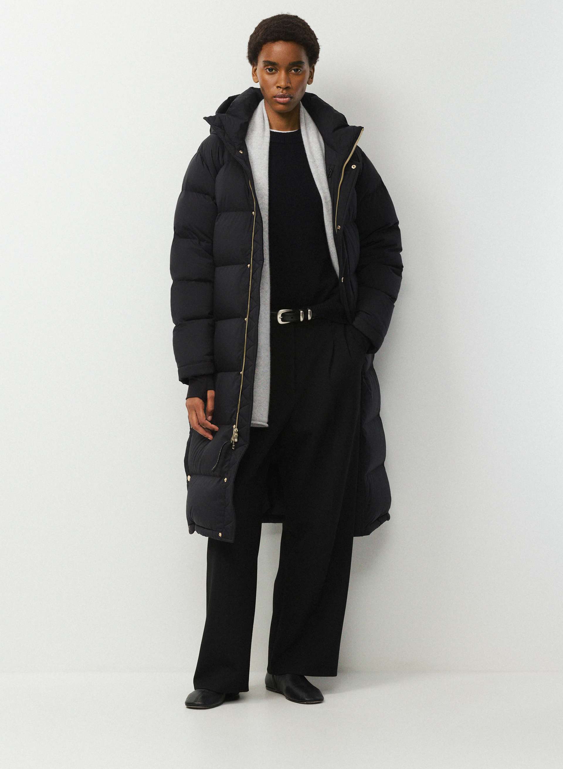 THE SUPER PUFF™ LONG - CLIMATTE™ - cliMATTE™ Japanese ripstop long 800+ fill-power premium down puffer jacket. 
