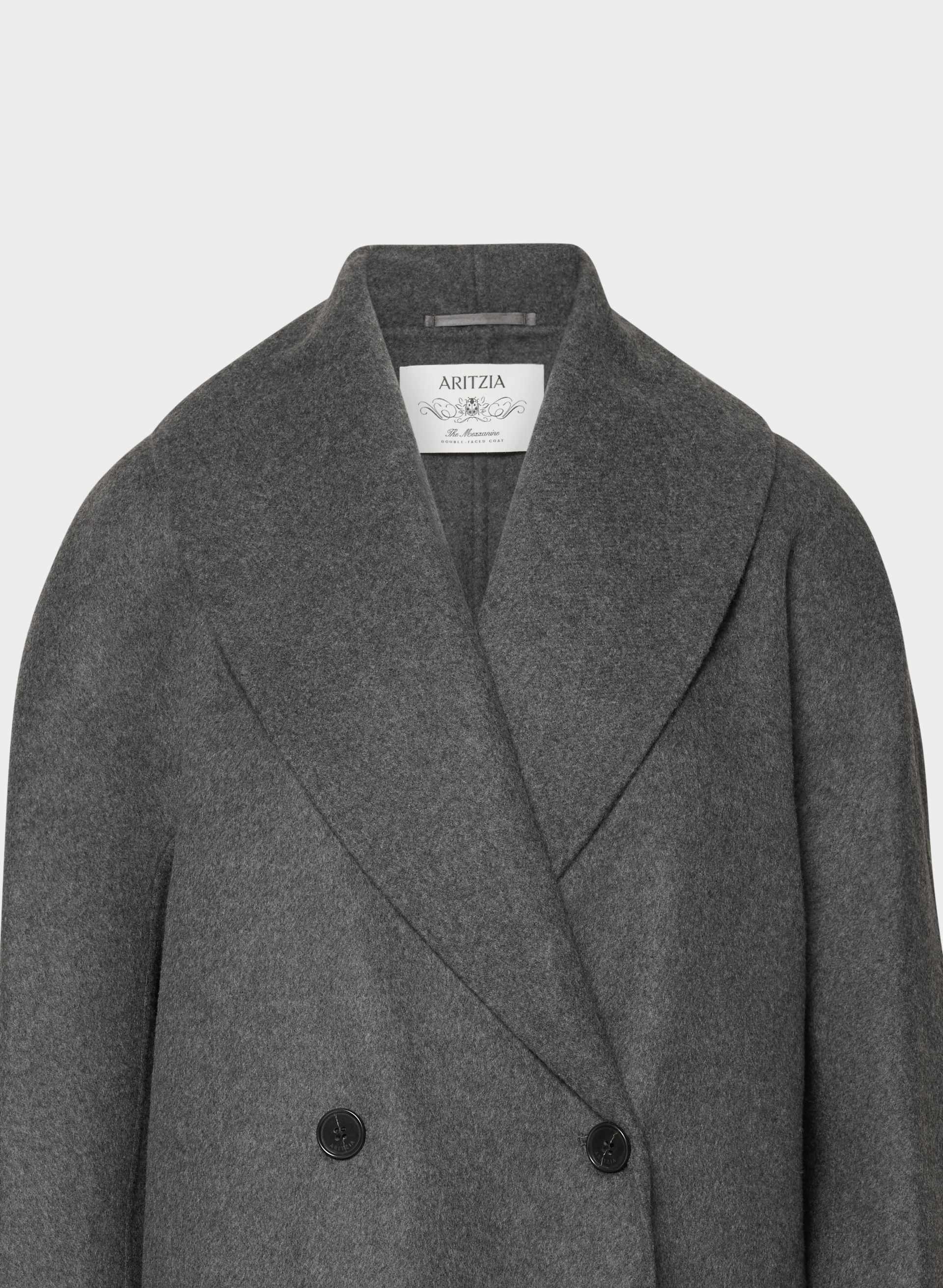 THE MEZZANINE DOUBLE-FACED COAT | Aritzia