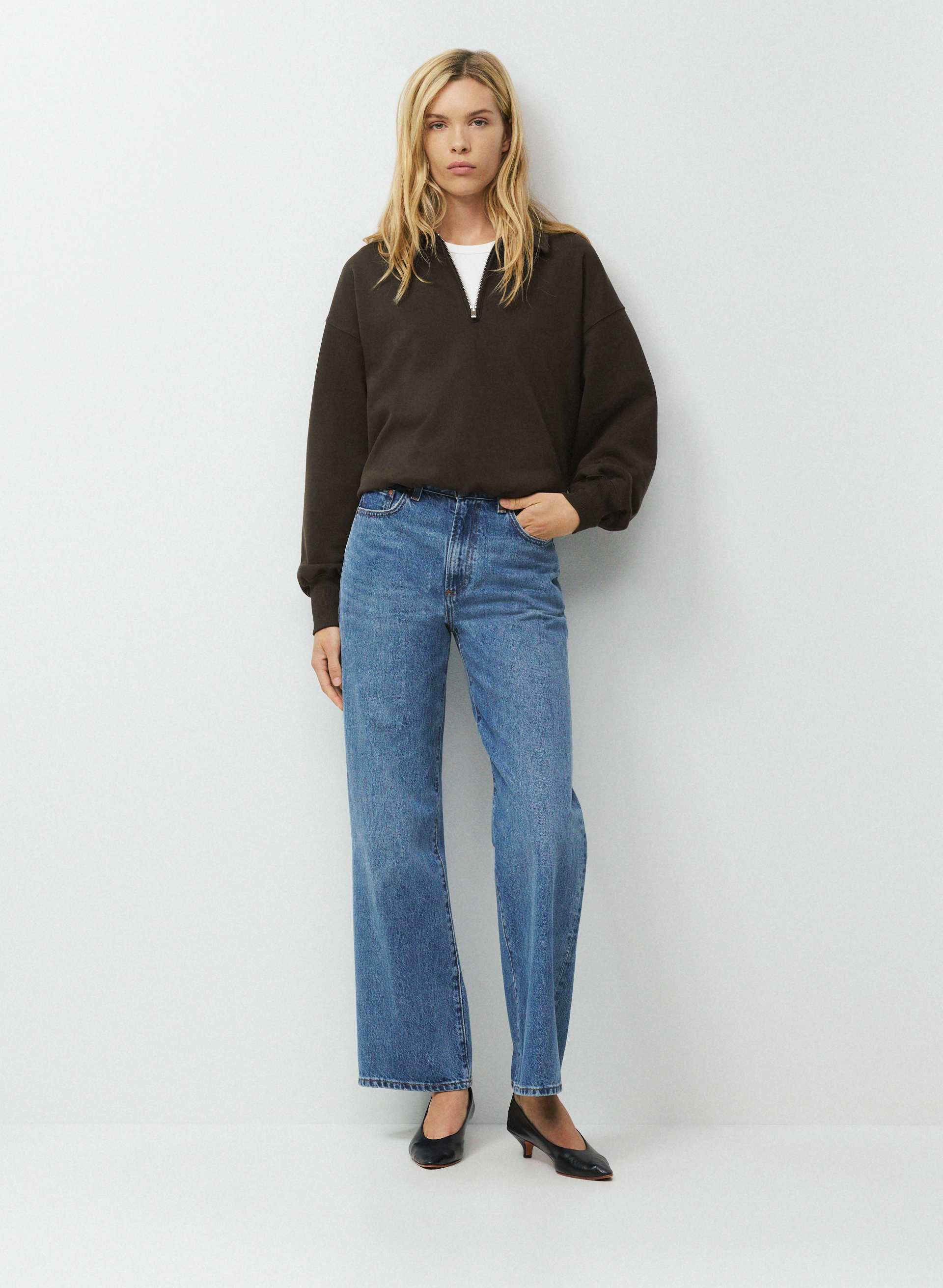 THE FARRAH HI-RISE WIDE JEAN | Aritzia