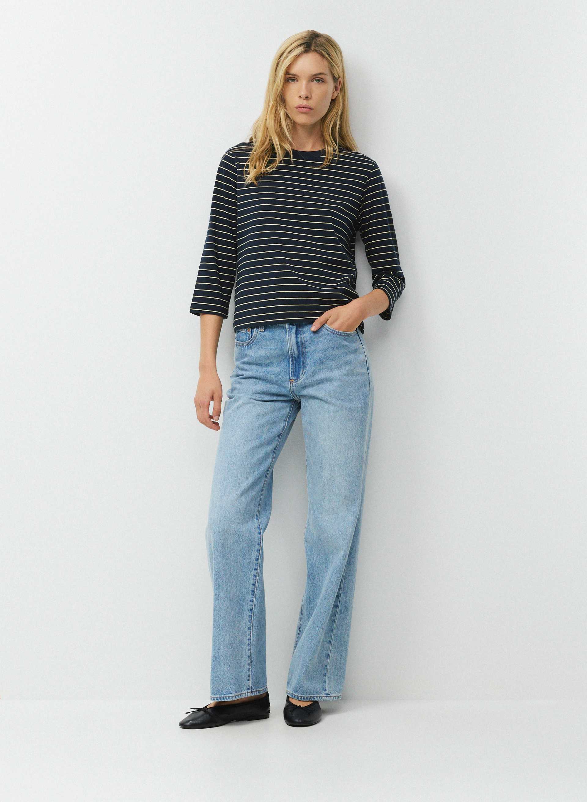 THE FARRAH HI-RISE WIDE JEAN | Aritzia