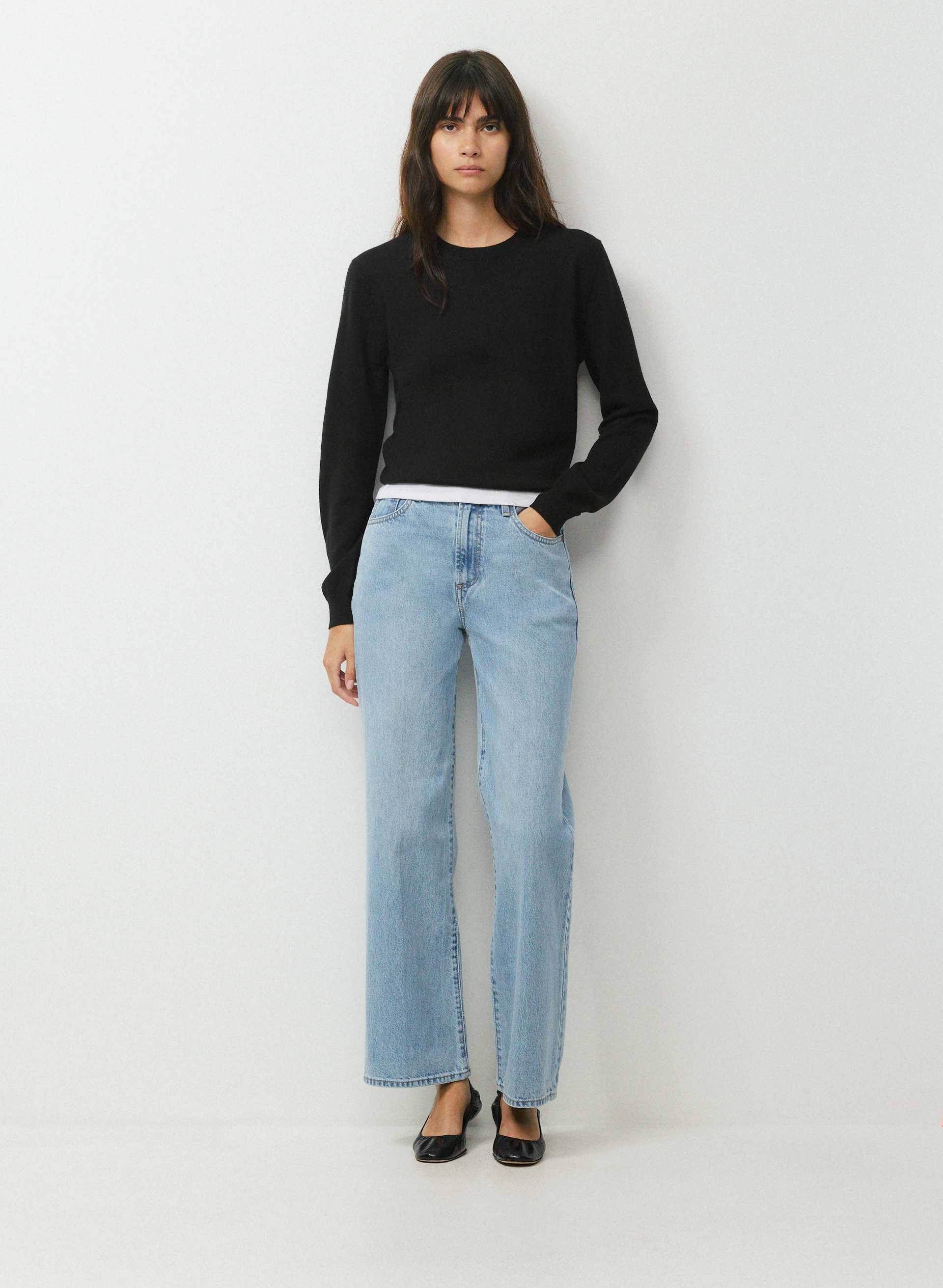 THE FARRAH HI-RISE WIDE JEAN | Aritzia