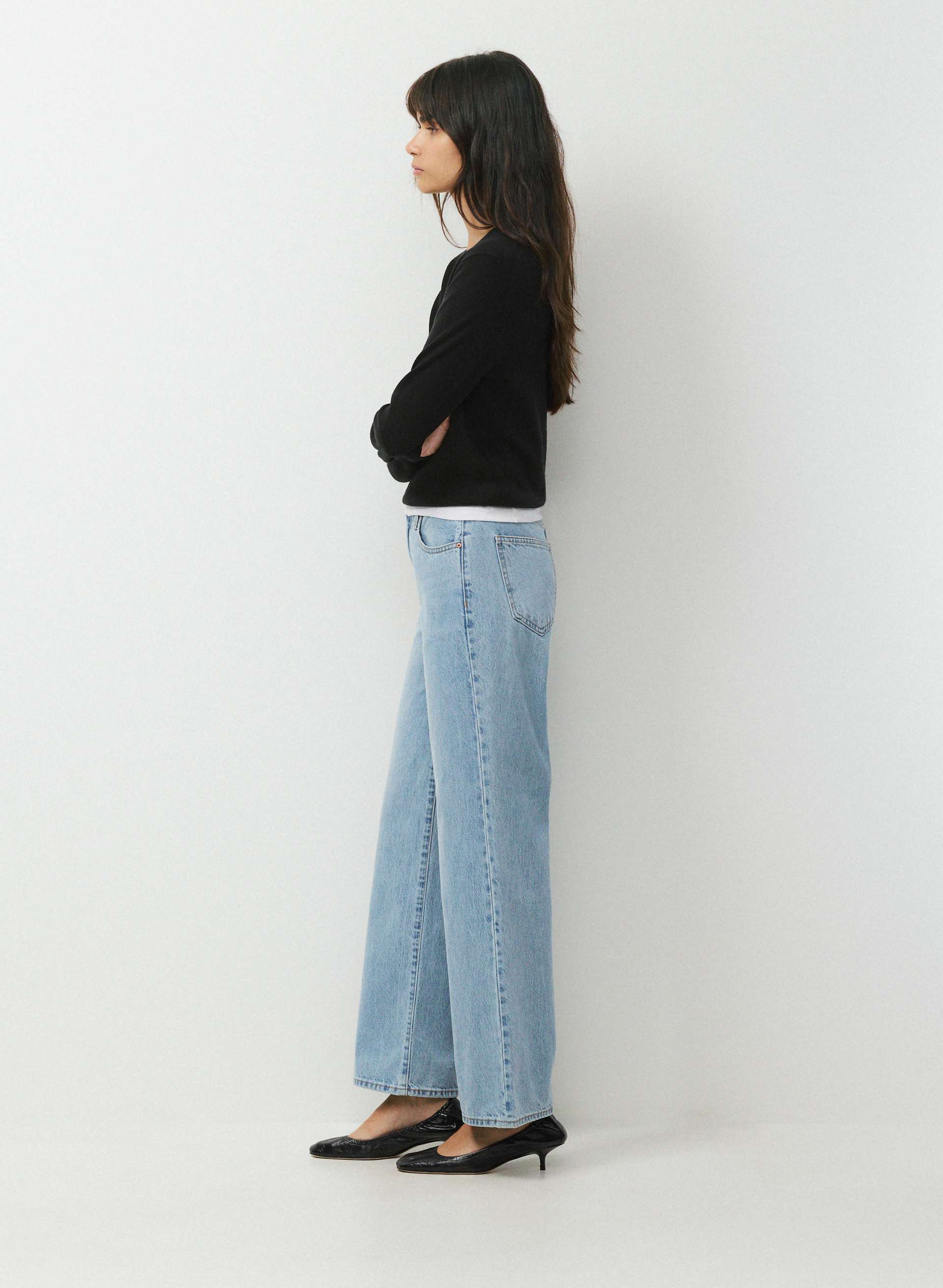 THE FARRAH HI-RISE WIDE JEAN | Aritzia