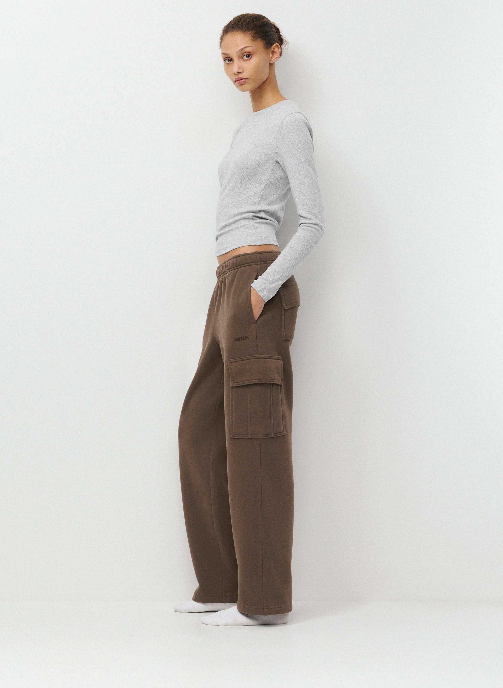 COZY SWEATFLEECE MEGA CARGO™ SWEATPANT - The original oversized wide-leg fleece cargo sweatpants. 