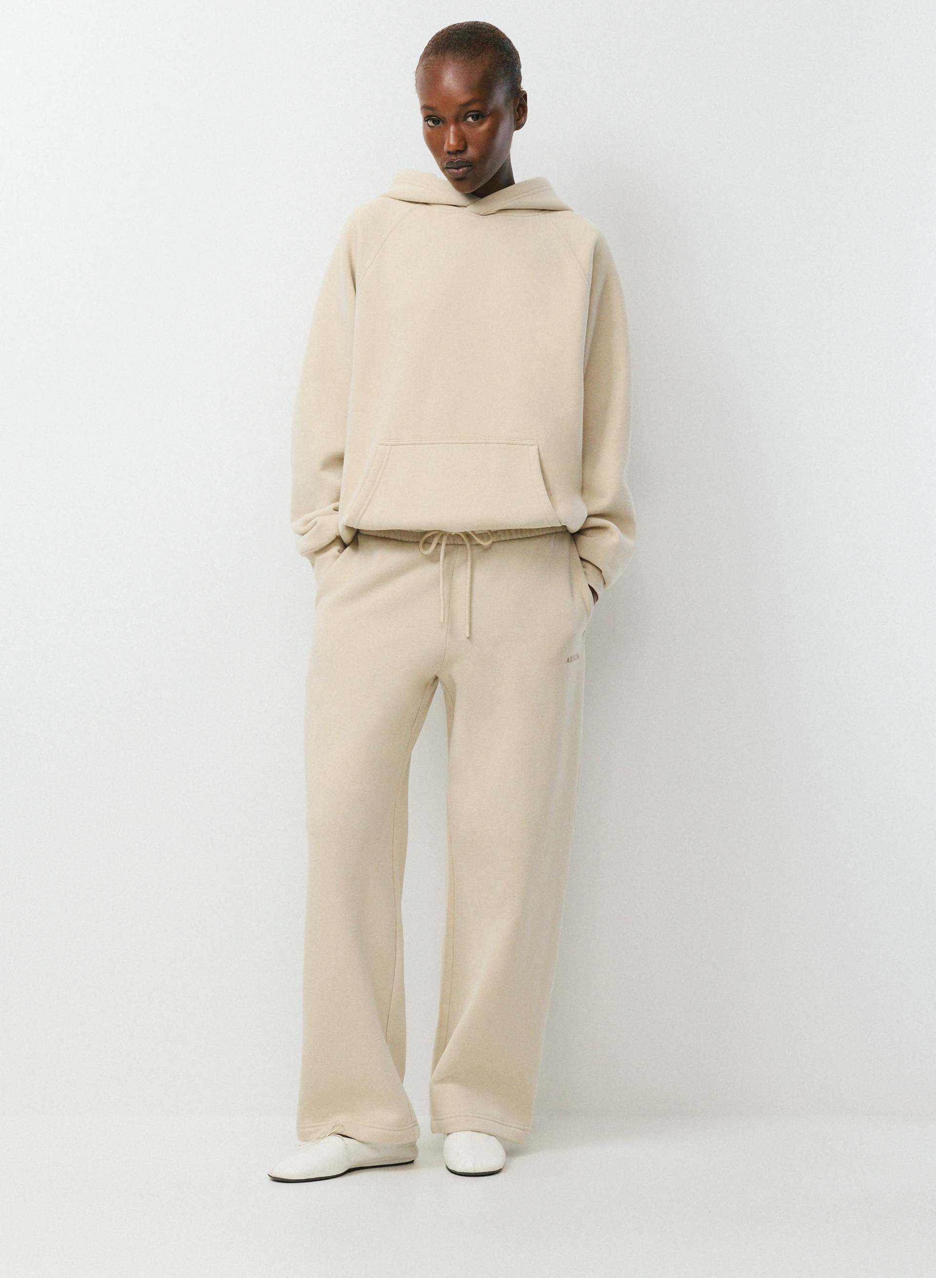 COZY SWEATFLEECE BOYFRIEND WIDE SWEATPANT | Aritzia