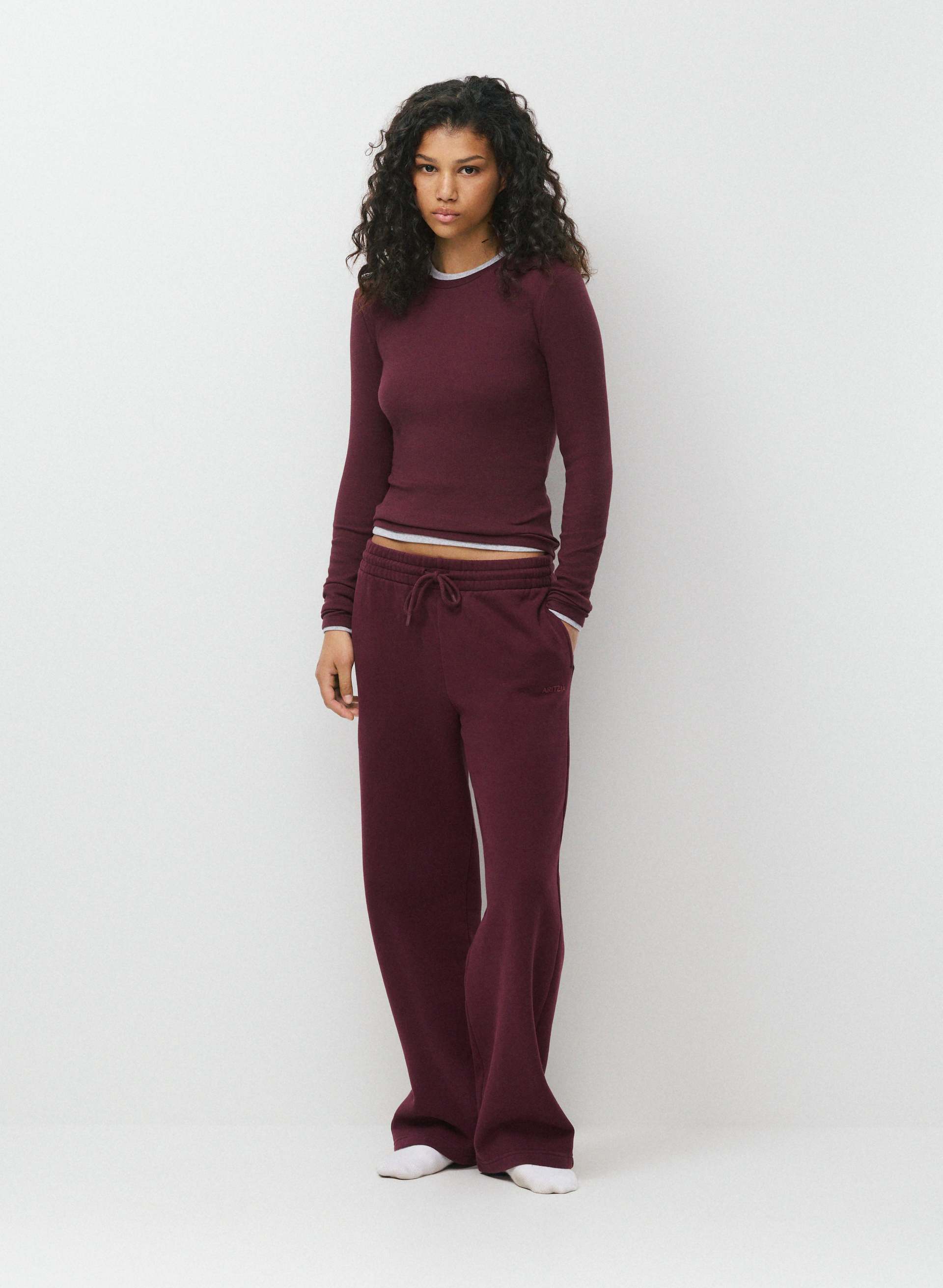 Cozy Sweatfleece Boyfriend Wide Sweatpant