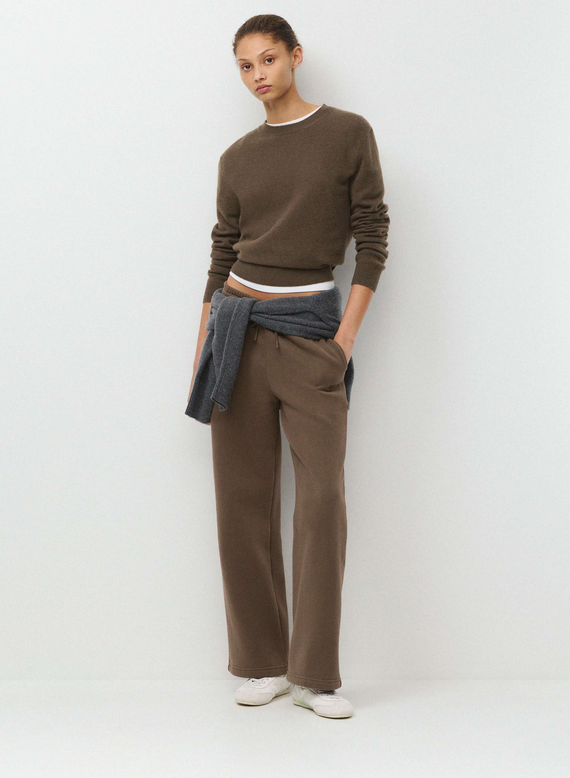 COZY SWEATFLEECE BOYFRIEND WIDE SWEATPANT - Perfected wide-leg fleece sweatpants. 